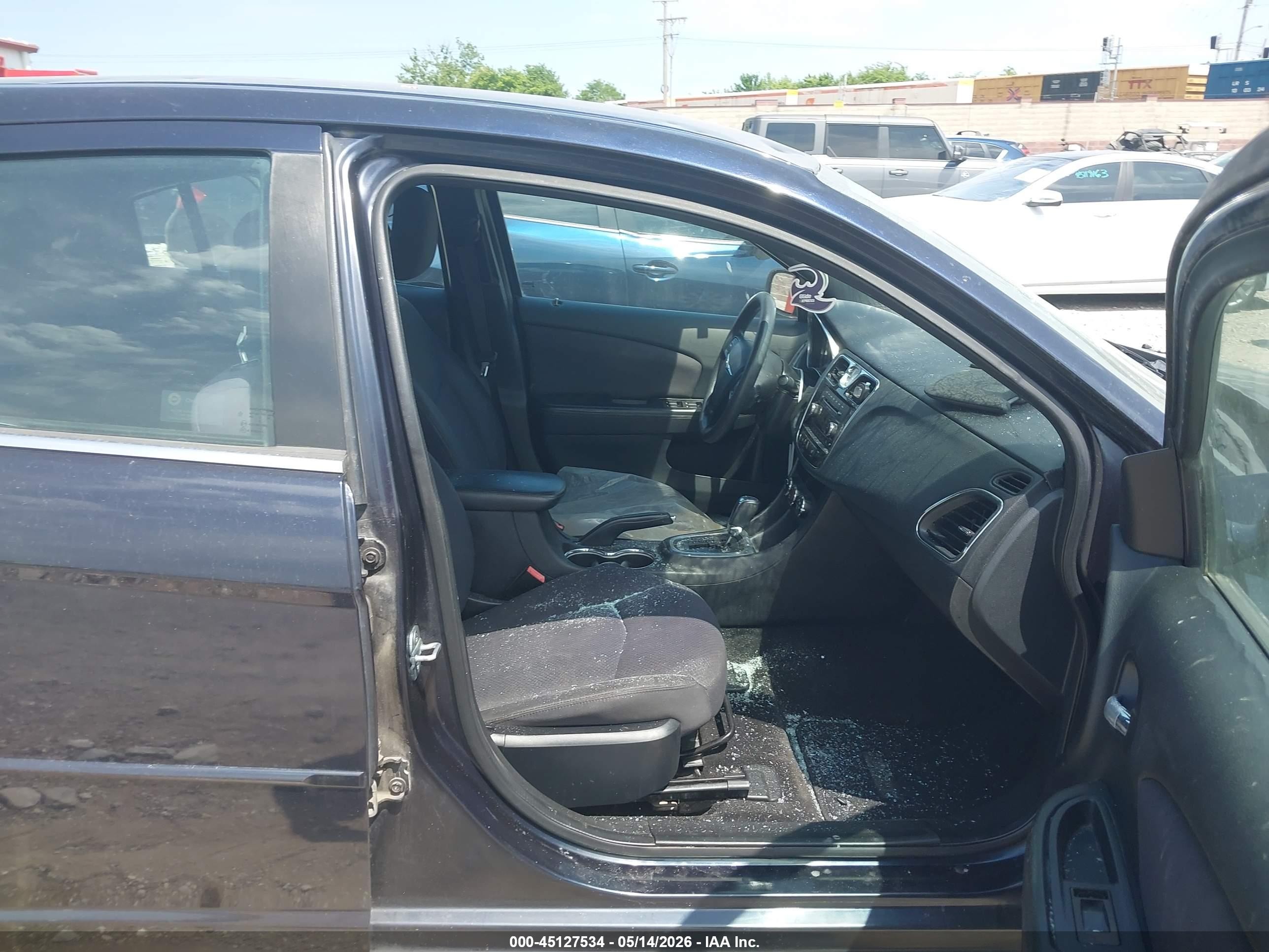 2012 Chrysler 200 Lx Синий vin: 1C3CCBAB4CN257237