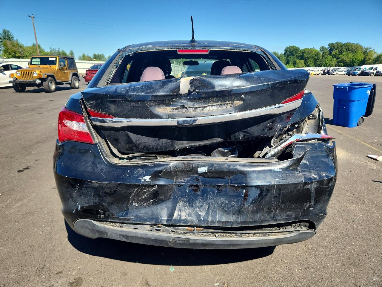 2013 Chrysler 200 Lx Black vin: 1C3CCBAB4DN733701