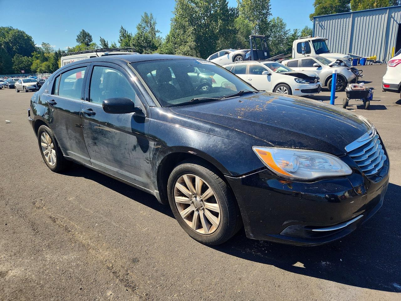 2013 Chrysler 200 Lx Black vin: 1C3CCBAB4DN733701