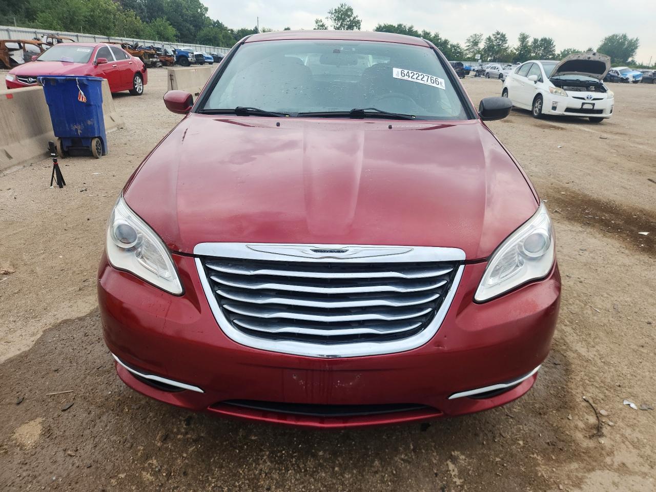 2014 Chrysler 200 Lx Red vin: 1C3CCBAB4EN122648