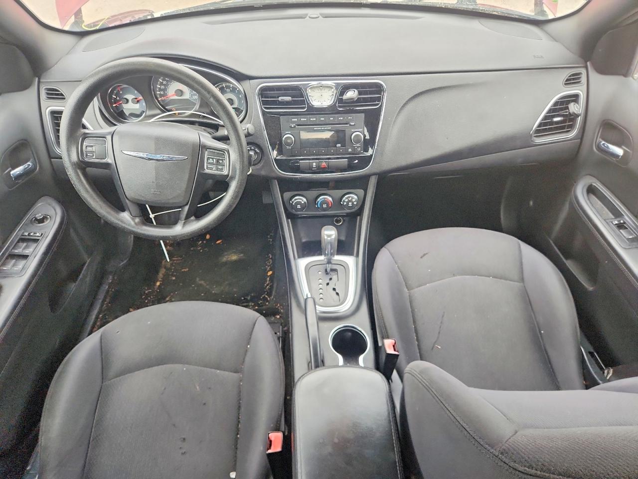 2014 Chrysler 200 Lx Red vin: 1C3CCBAB4EN122648