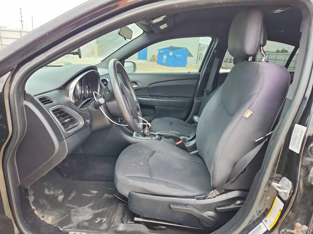 2014 Chrysler 200 Lx Black vin: 1C3CCBAB4EN208073