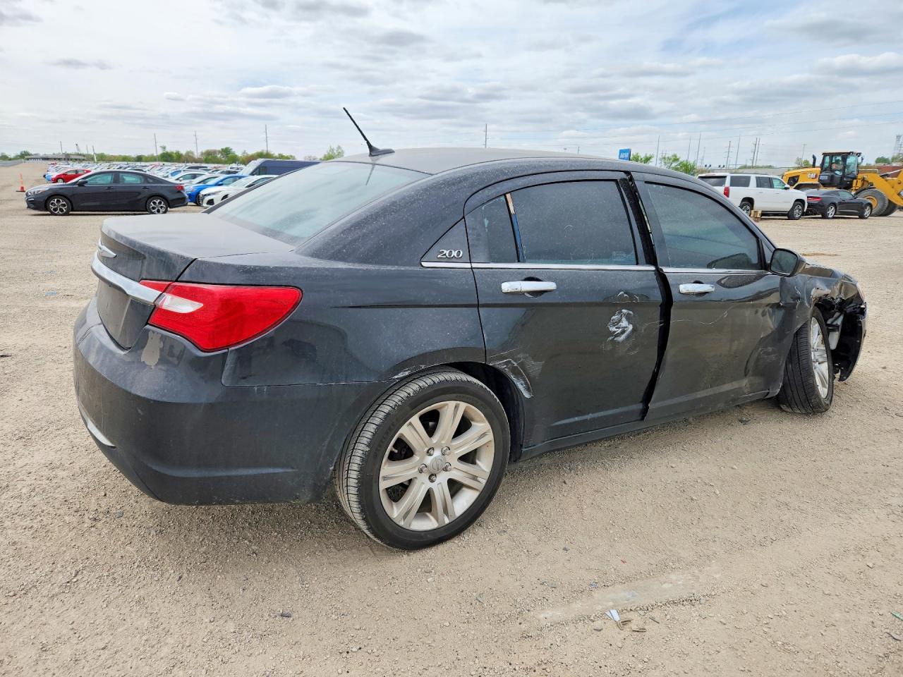 2014 Chrysler 200 Lx Black vin: 1C3CCBAB4EN208073