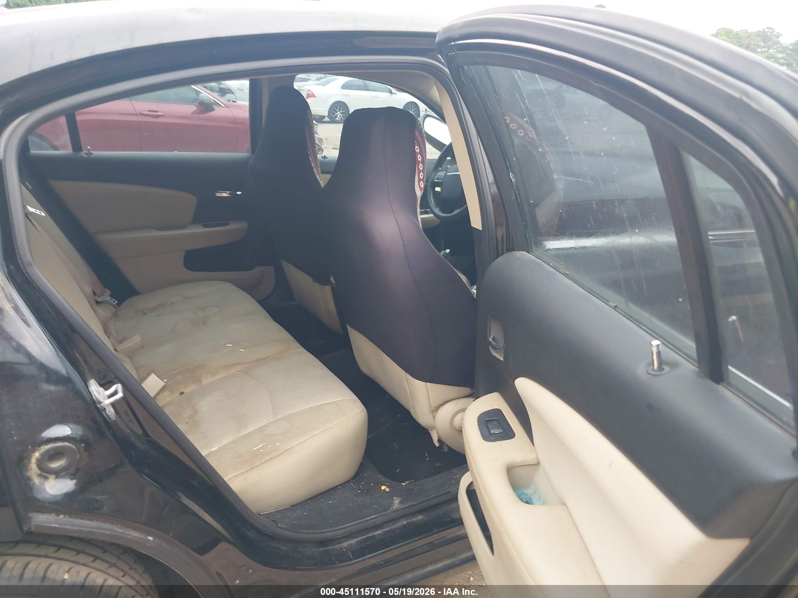 2012 Chrysler 200 Lx Черный vin: 1C3CCBAB5CN105239