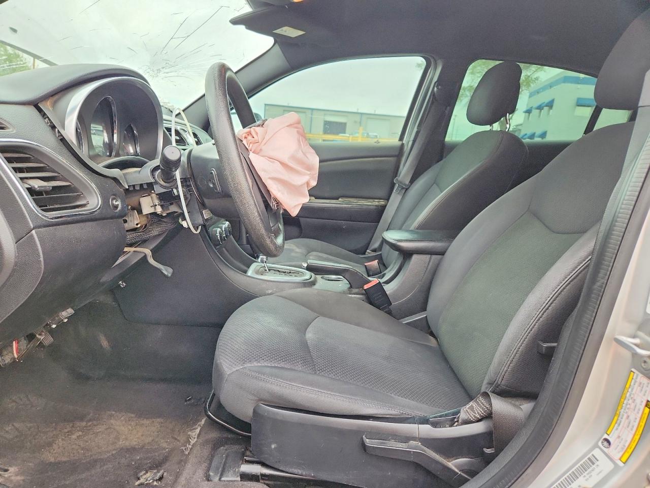 2012 Chrysler 200 Lx Silver vin: 1C3CCBAB5CN209973