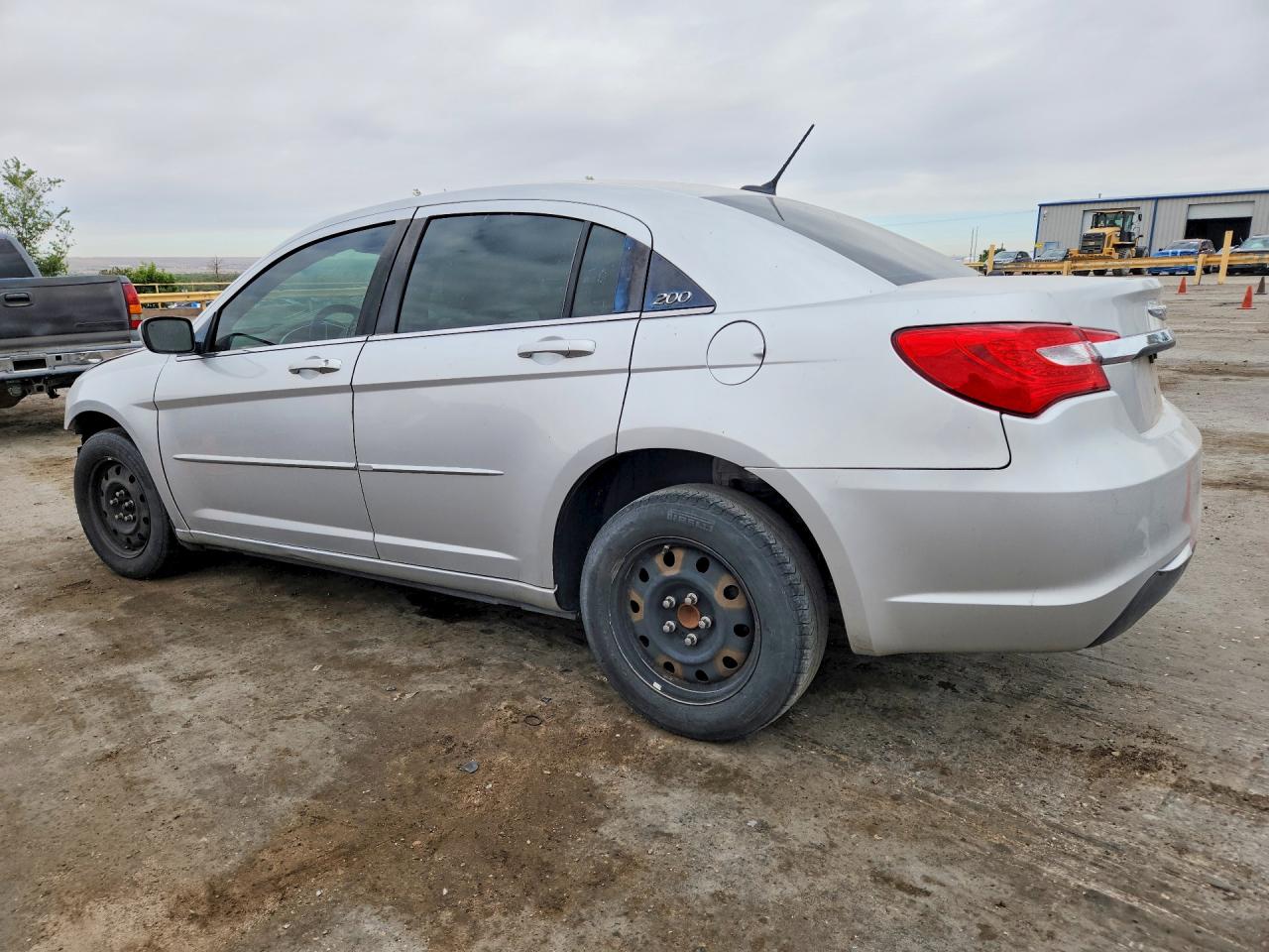 2012 Chrysler 200 Lx Silver vin: 1C3CCBAB5CN209973