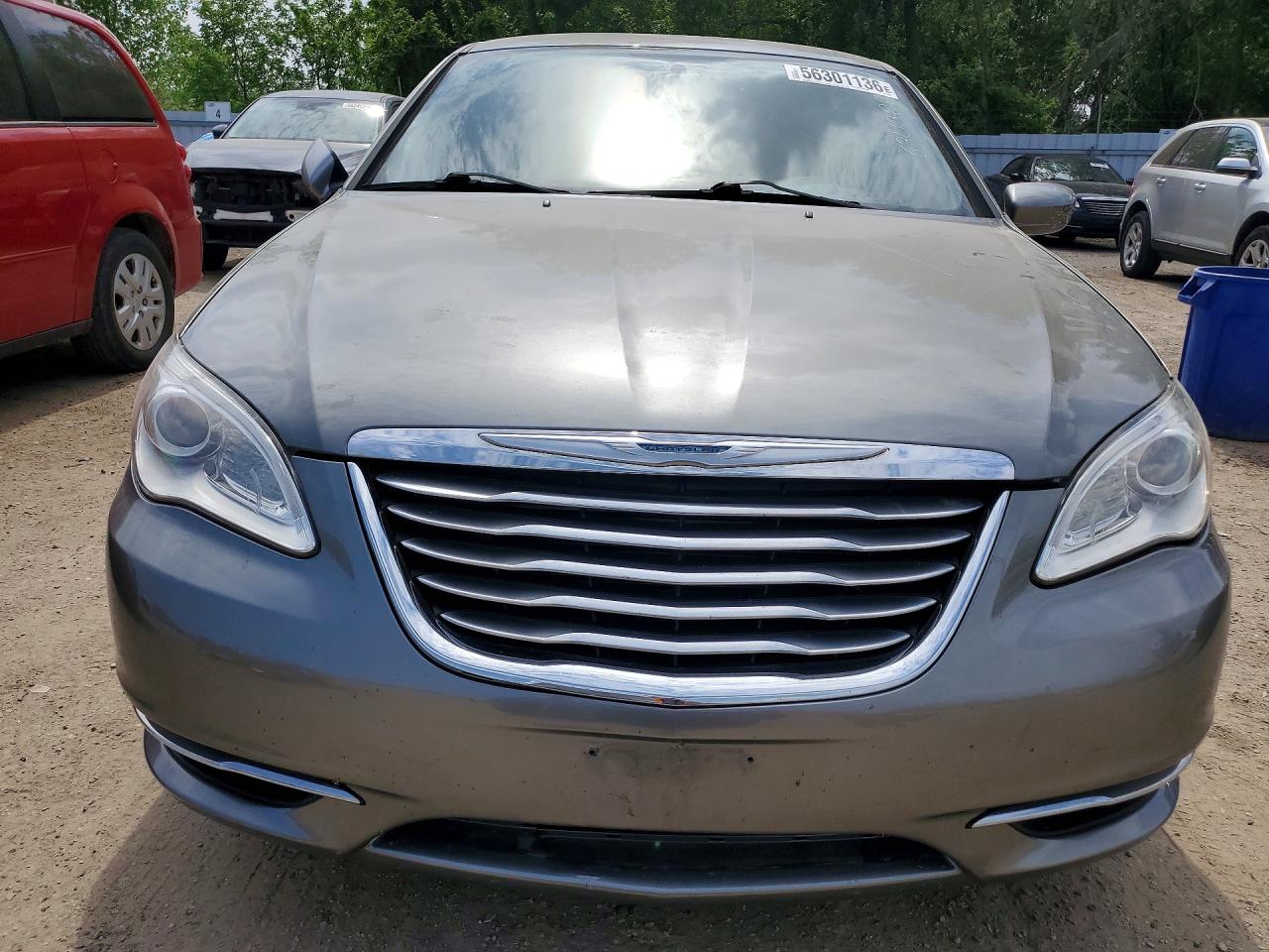 2013 Chrysler 200 Lx Gray vin: 1C3CCBAB5DN634322
