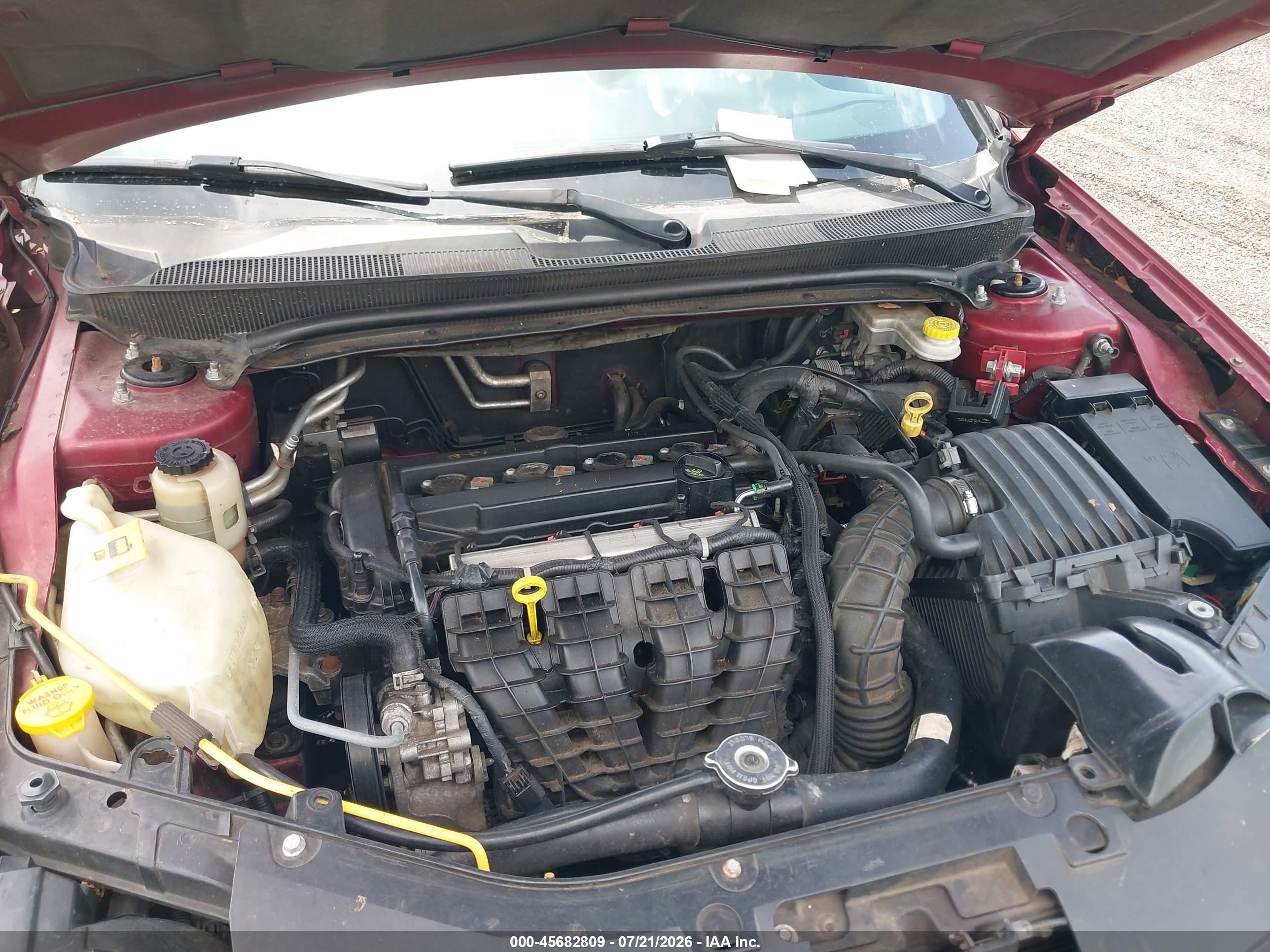 2013 Chrysler 200 Lx Burgundy vin: 1C3CCBAB5DN763936