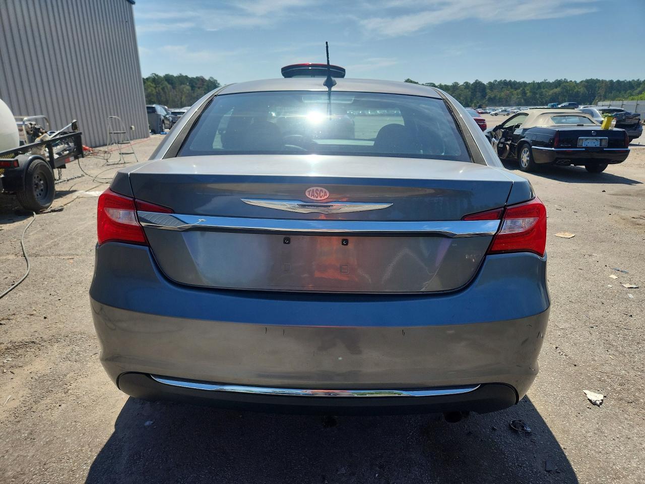 2012 Chrysler 200 Lx Gray vin: 1C3CCBAB6CN318300