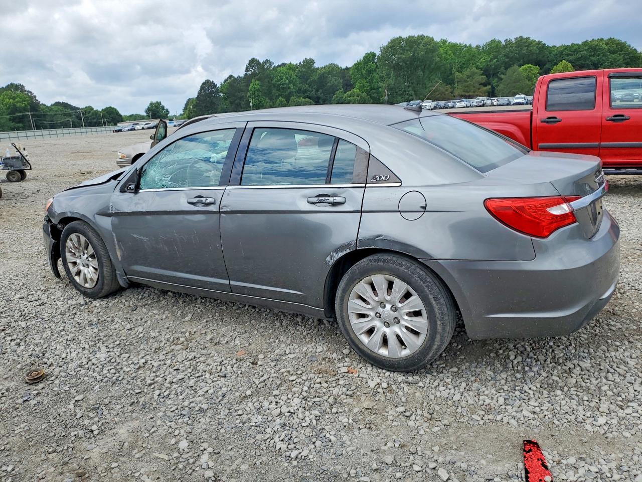 2013 Chrysler 200 Lx Серый vin: 1C3CCBAB6DN560635
