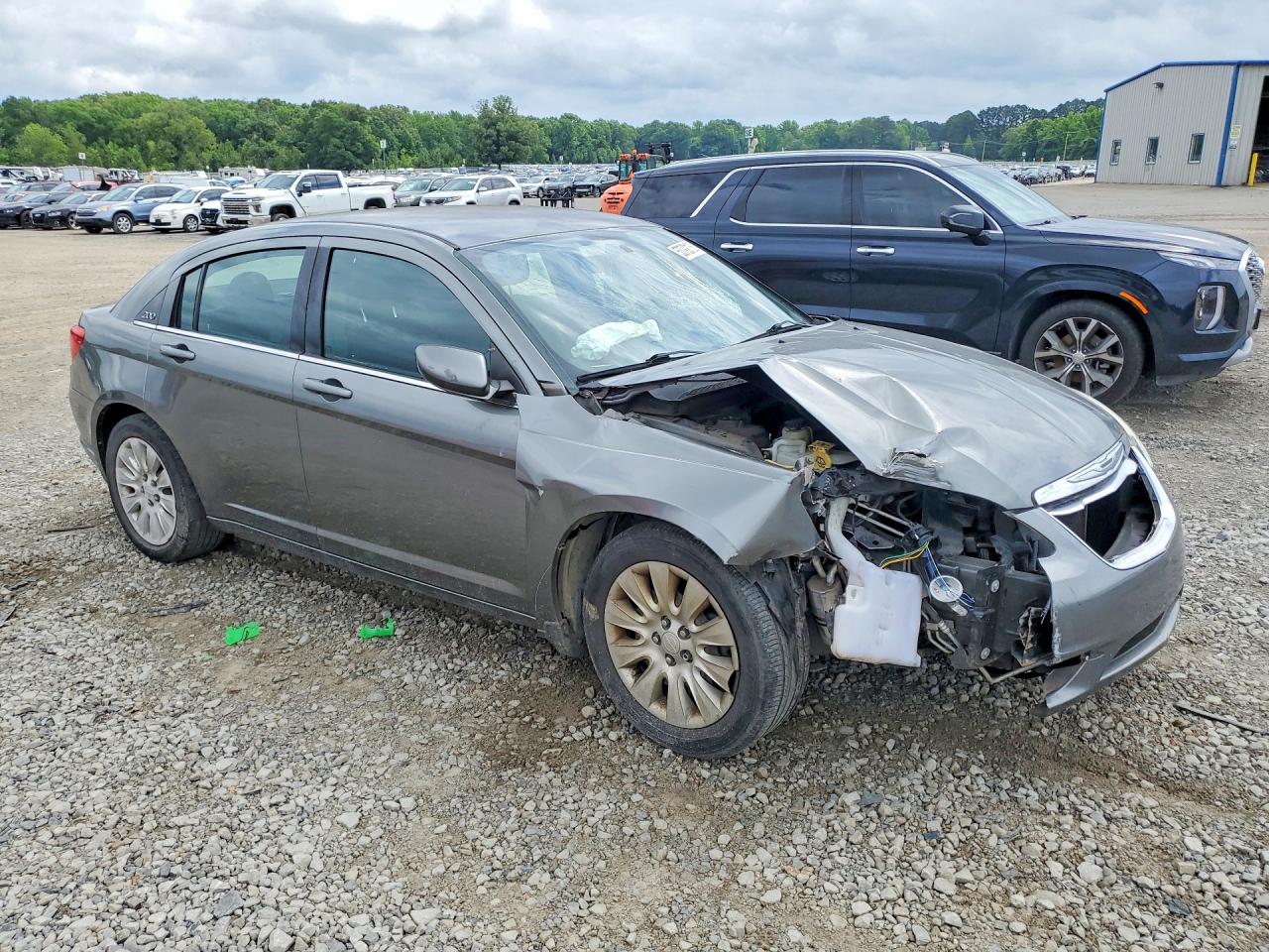 2013 Chrysler 200 Lx Серый vin: 1C3CCBAB6DN560635