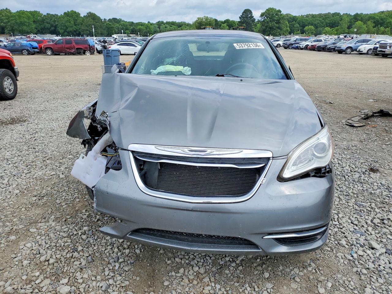 2013 Chrysler 200 Lx Серый vin: 1C3CCBAB6DN560635