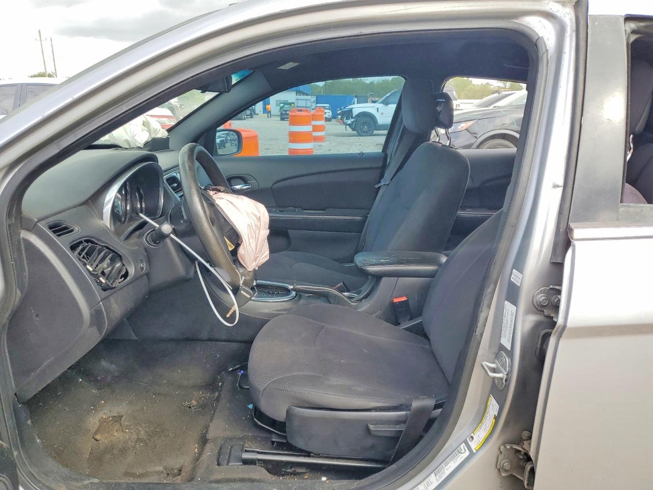 2013 Chrysler 200 Lx Silver vin: 1C3CCBAB6DN561171