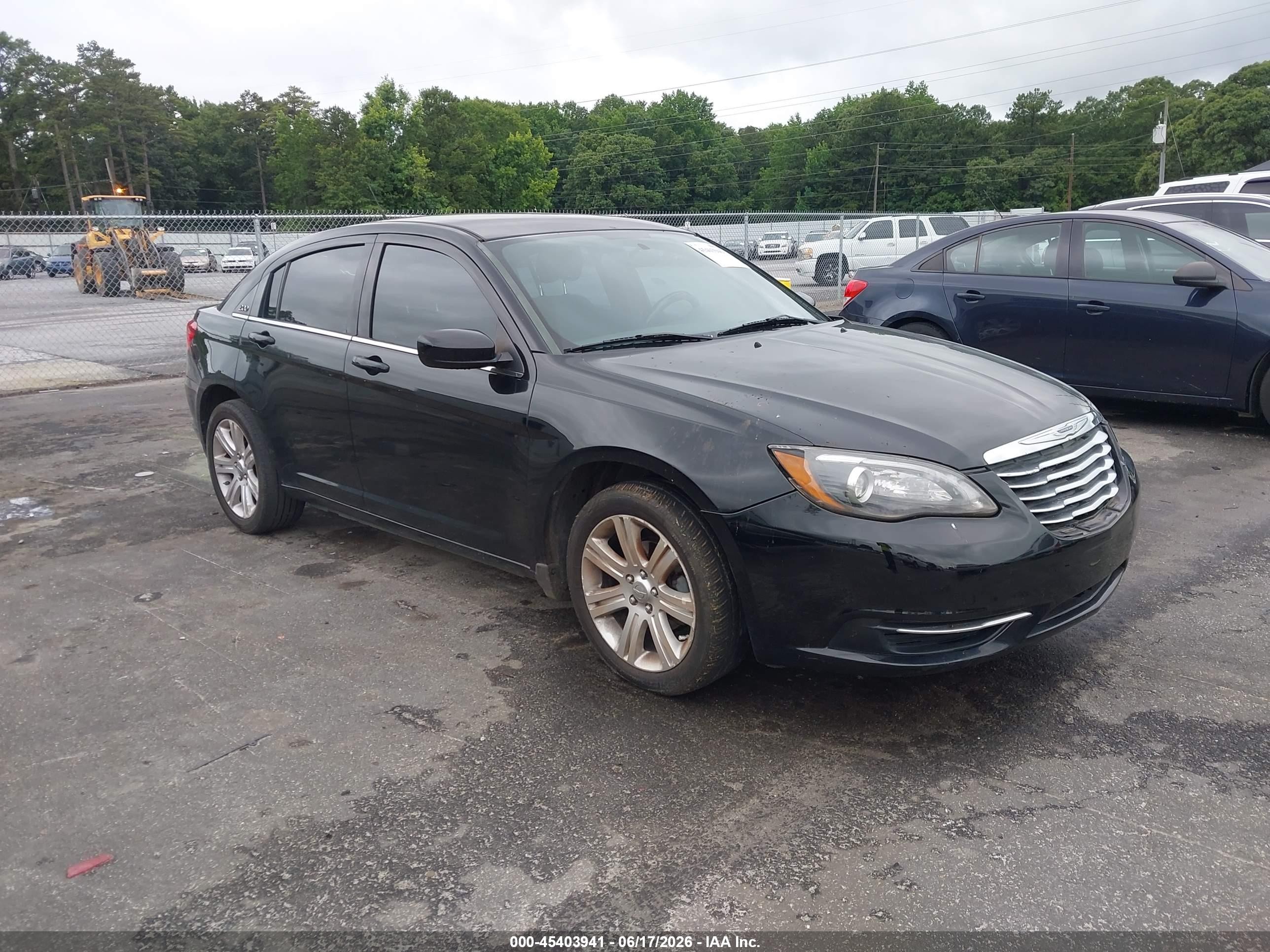 2013 Chrysler 200 Lx Black vin: 1C3CCBAB6DN764769