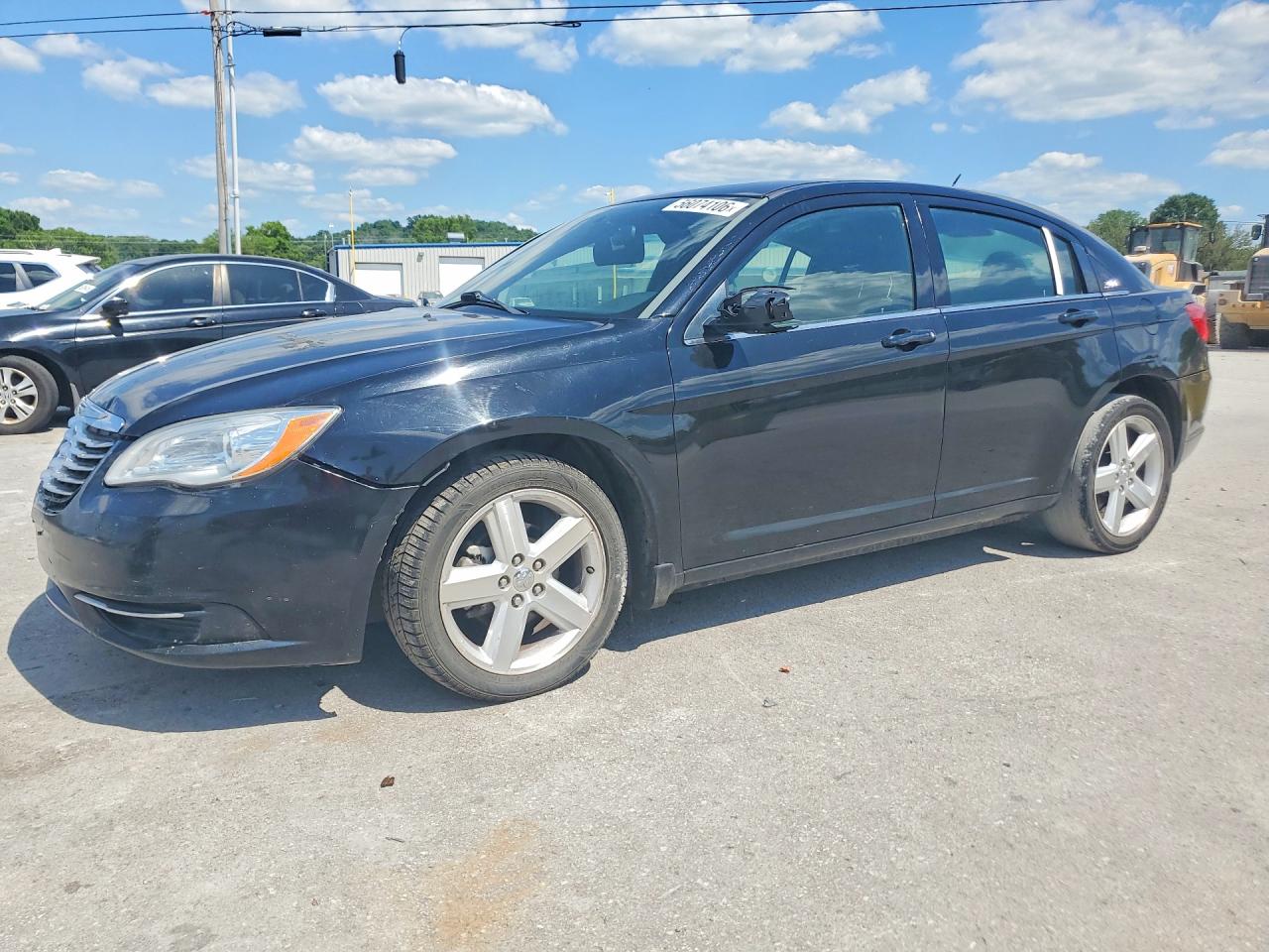 2014 Chrysler 200 Lx Black vin: 1C3CCBAB6EN122957