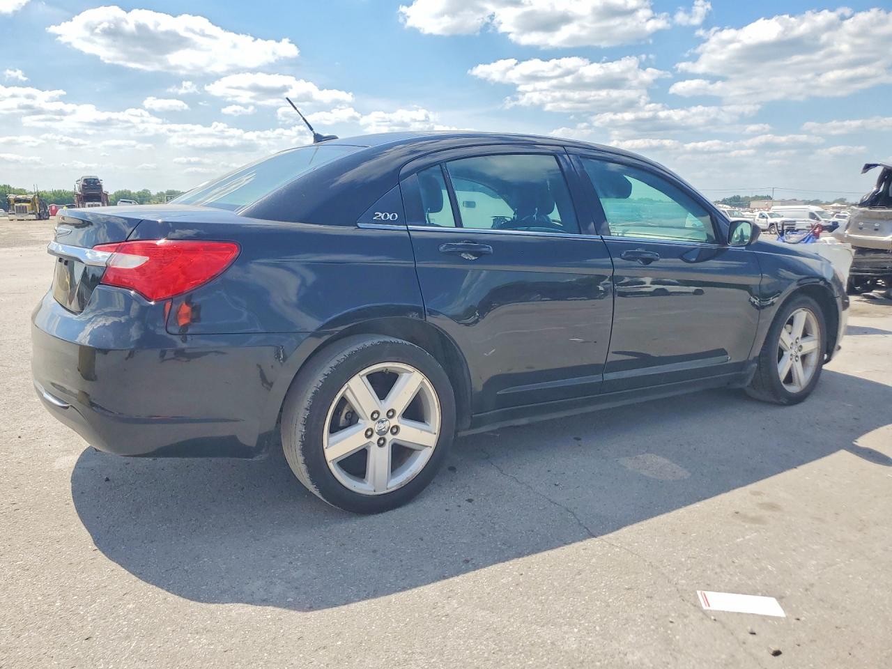 2014 Chrysler 200 Lx Black vin: 1C3CCBAB6EN122957