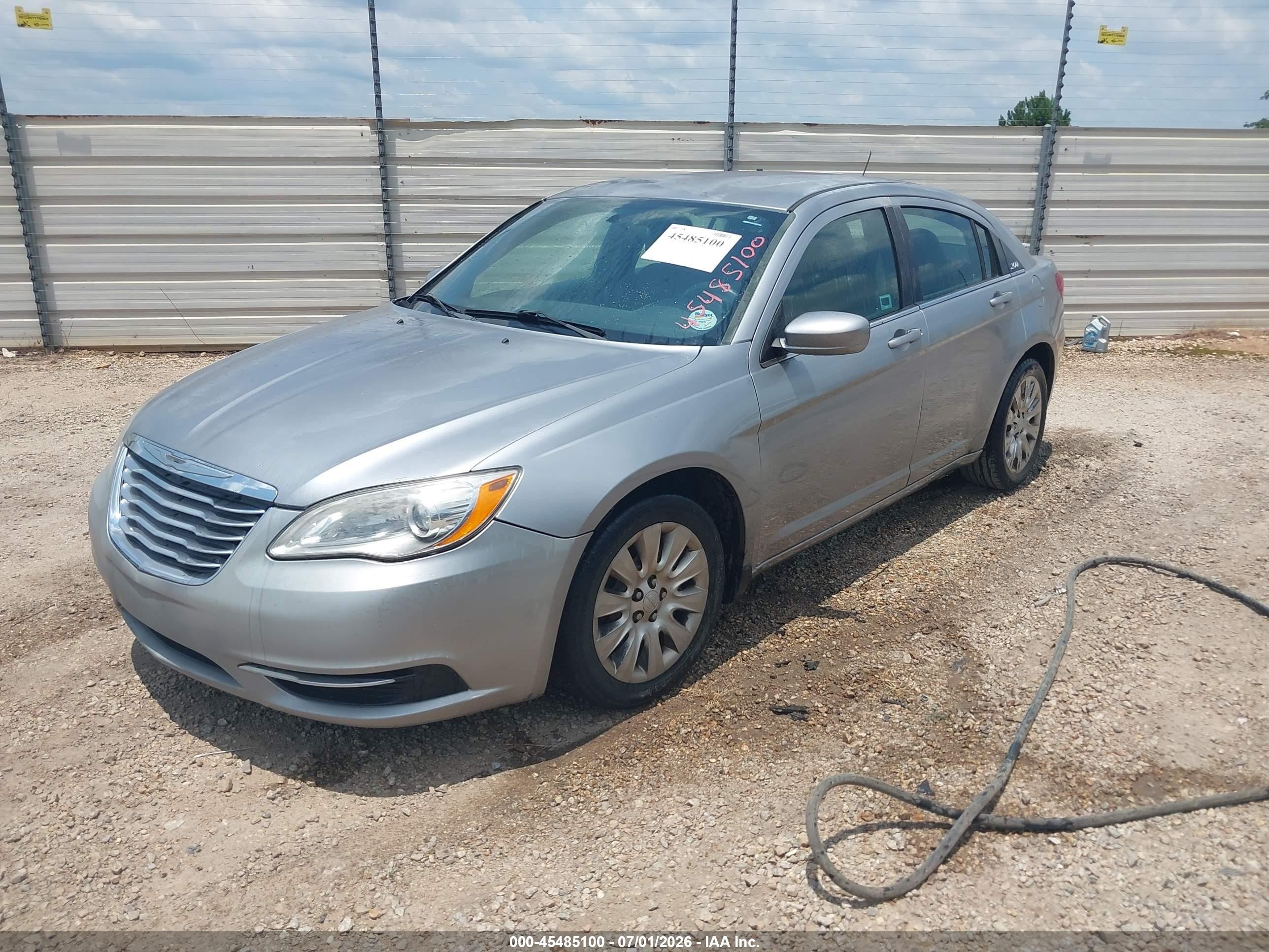 2014 Chrysler 200 Lx Silver vin: 1C3CCBAB6EN142321
