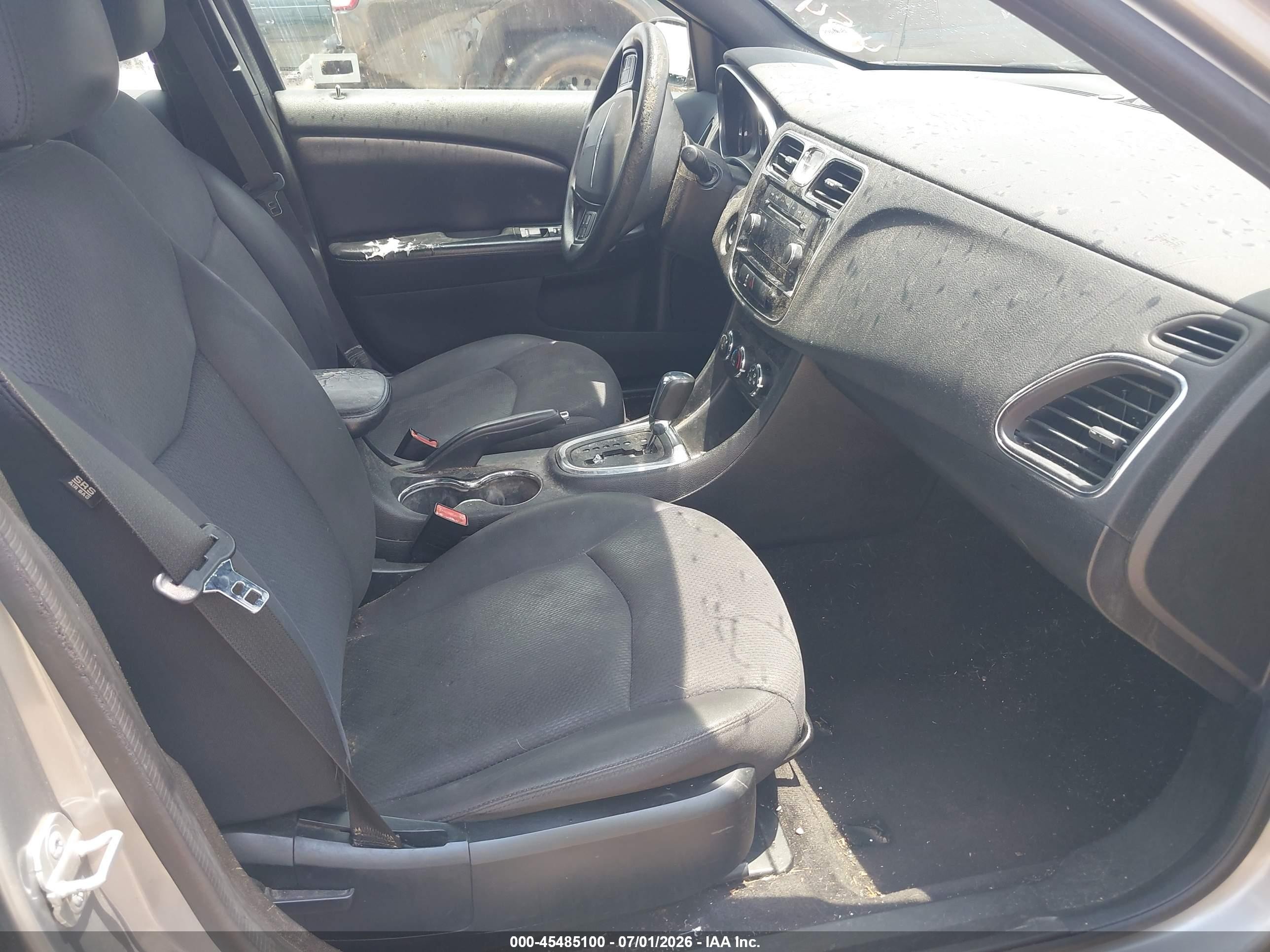 2014 Chrysler 200 Lx Silver vin: 1C3CCBAB6EN142321