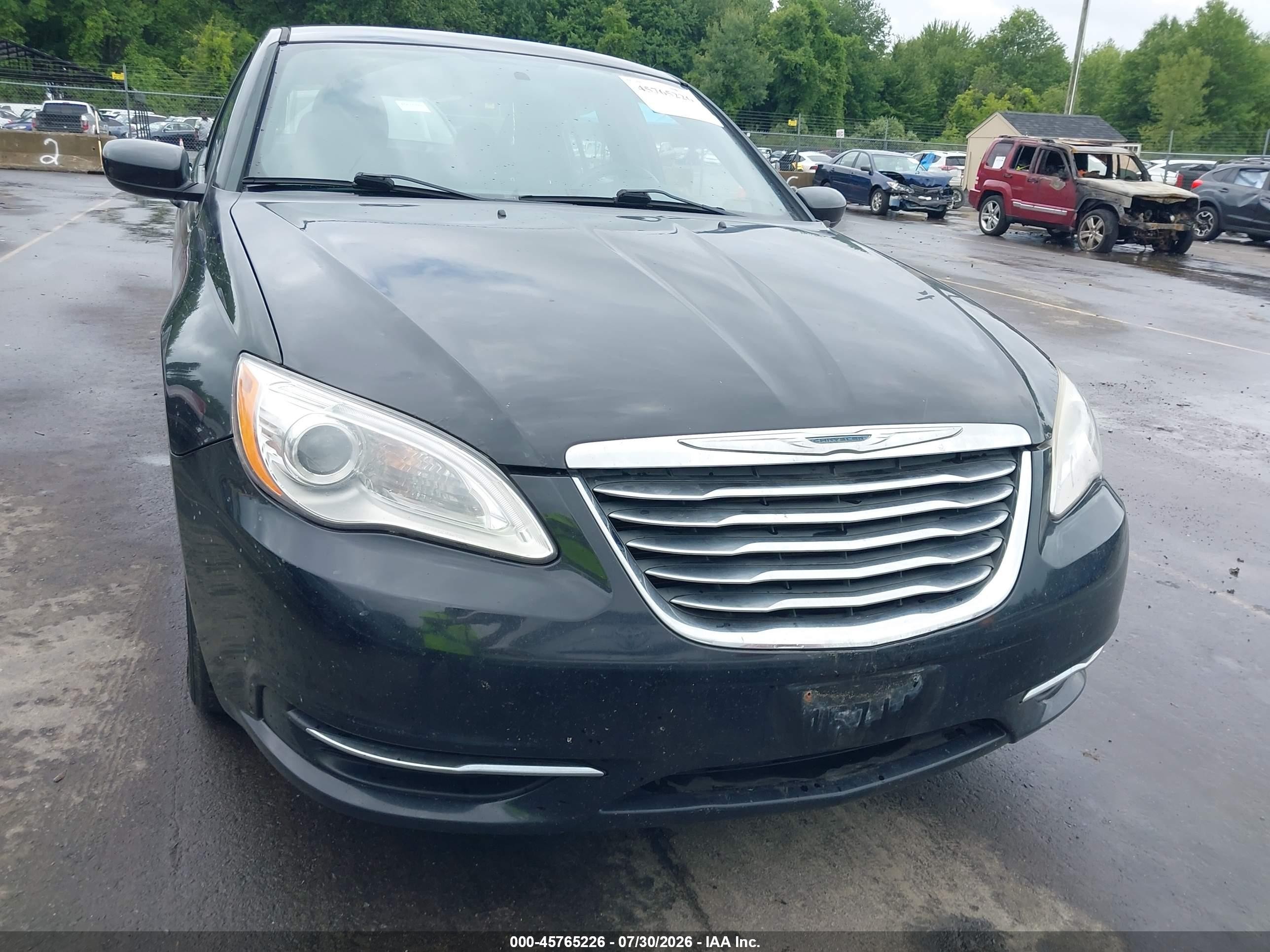 2014 Chrysler 200 Lx Black vin: 1C3CCBAB6EN211458