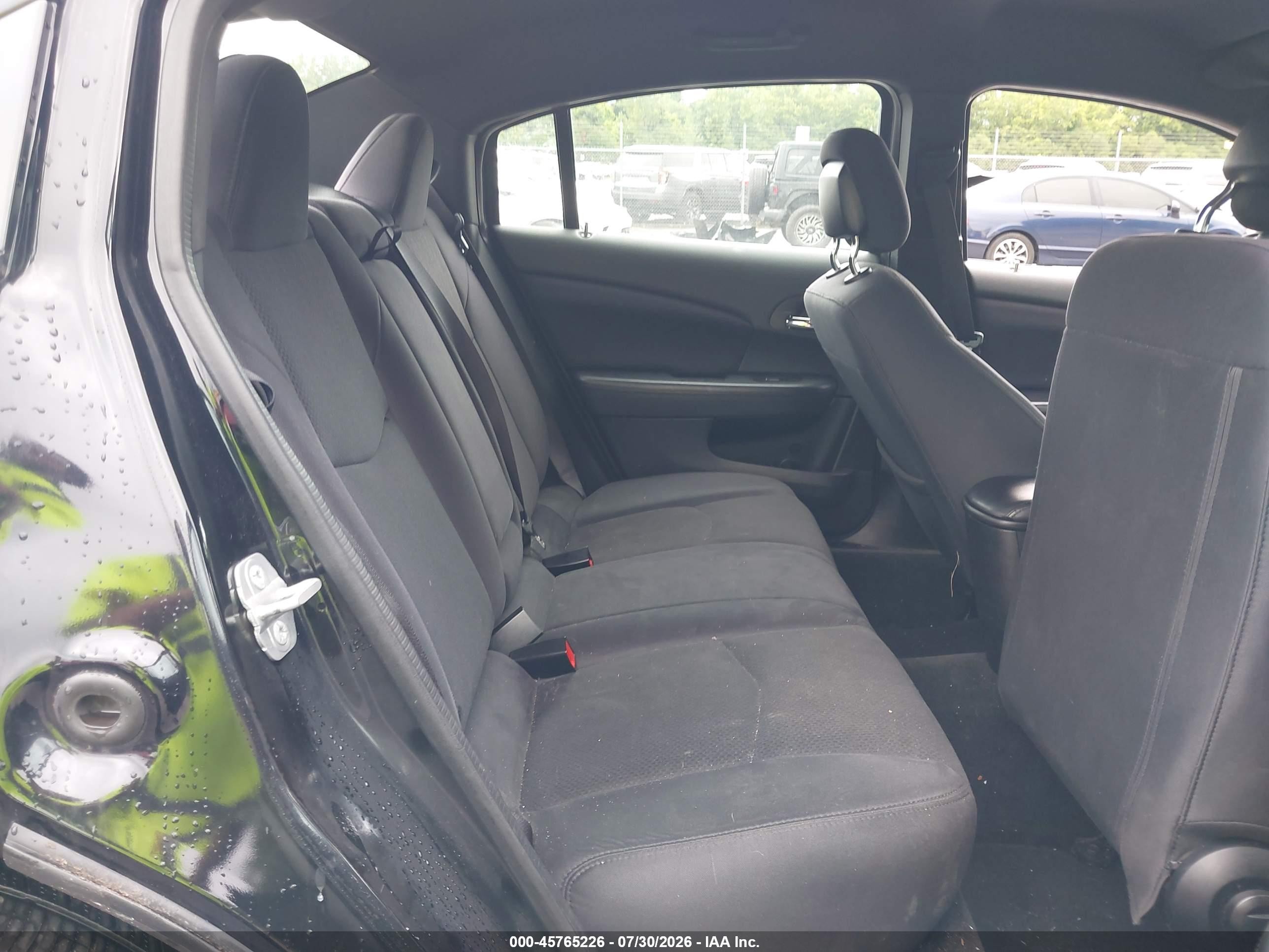 2014 Chrysler 200 Lx Black vin: 1C3CCBAB6EN211458