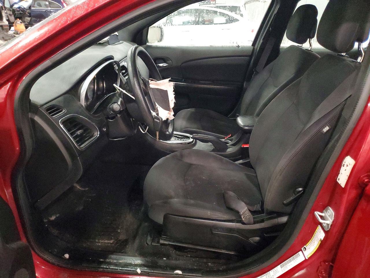 2014 Chrysler 200 Lx Red vin: 1C3CCBAB6EN231211