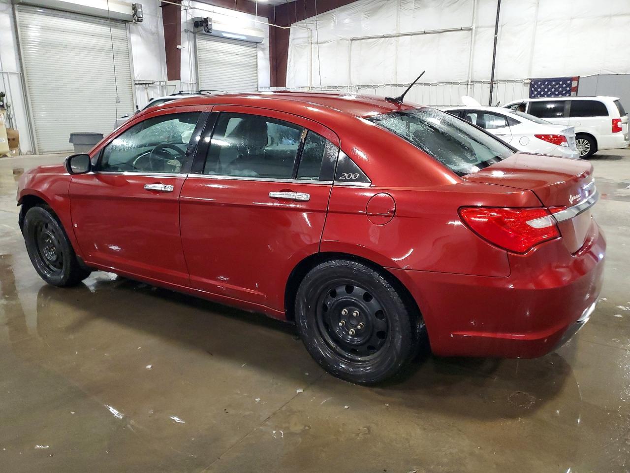 2014 Chrysler 200 Lx Red vin: 1C3CCBAB6EN231211