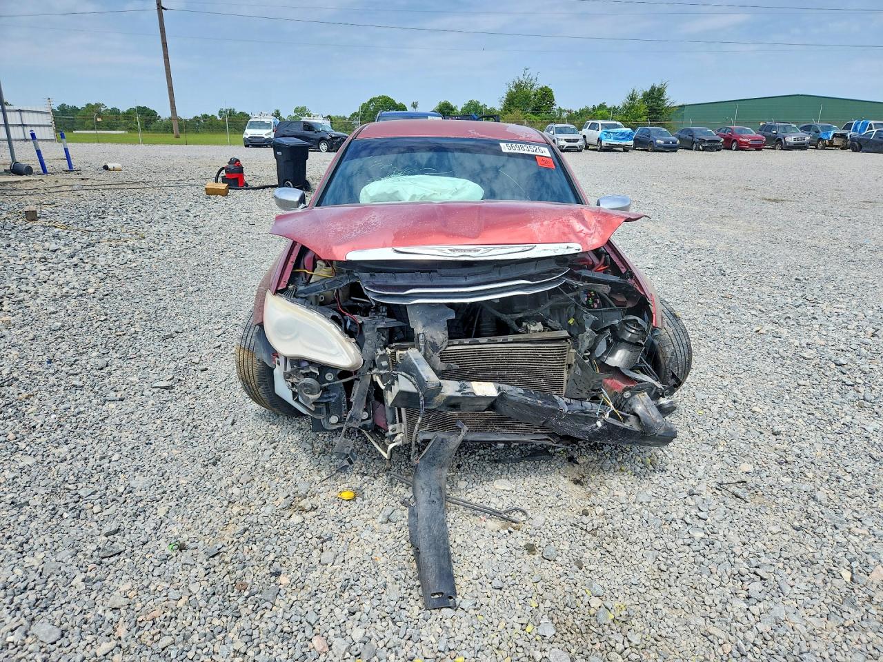 2013 Chrysler 200 Lx Burgundy vin: 1C3CCBAB7DN671033