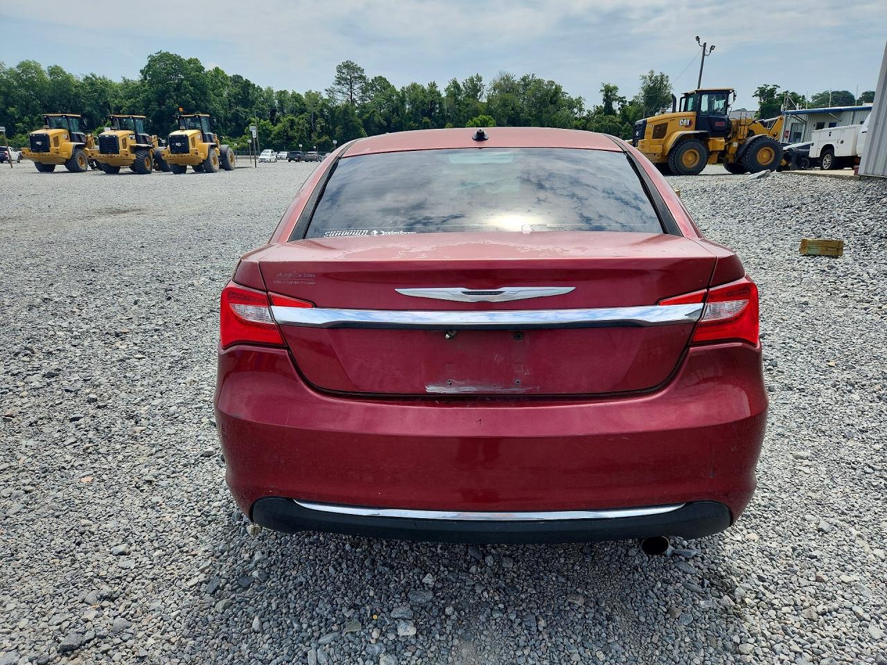 2013 Chrysler 200 Lx Burgundy vin: 1C3CCBAB7DN671033
