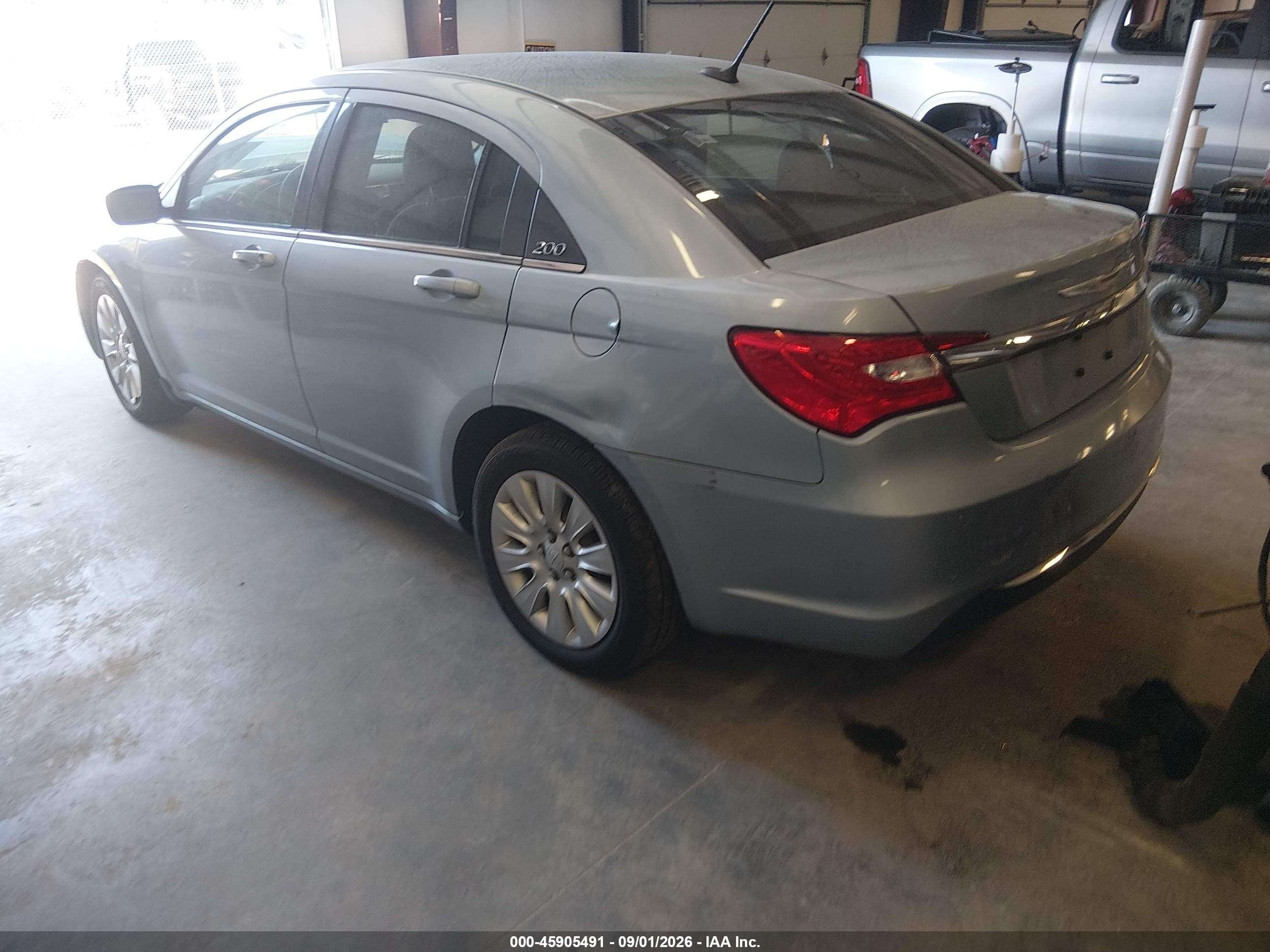 2014 Chrysler 200 Lx Light Blue vin: 1C3CCBAB7EN124099