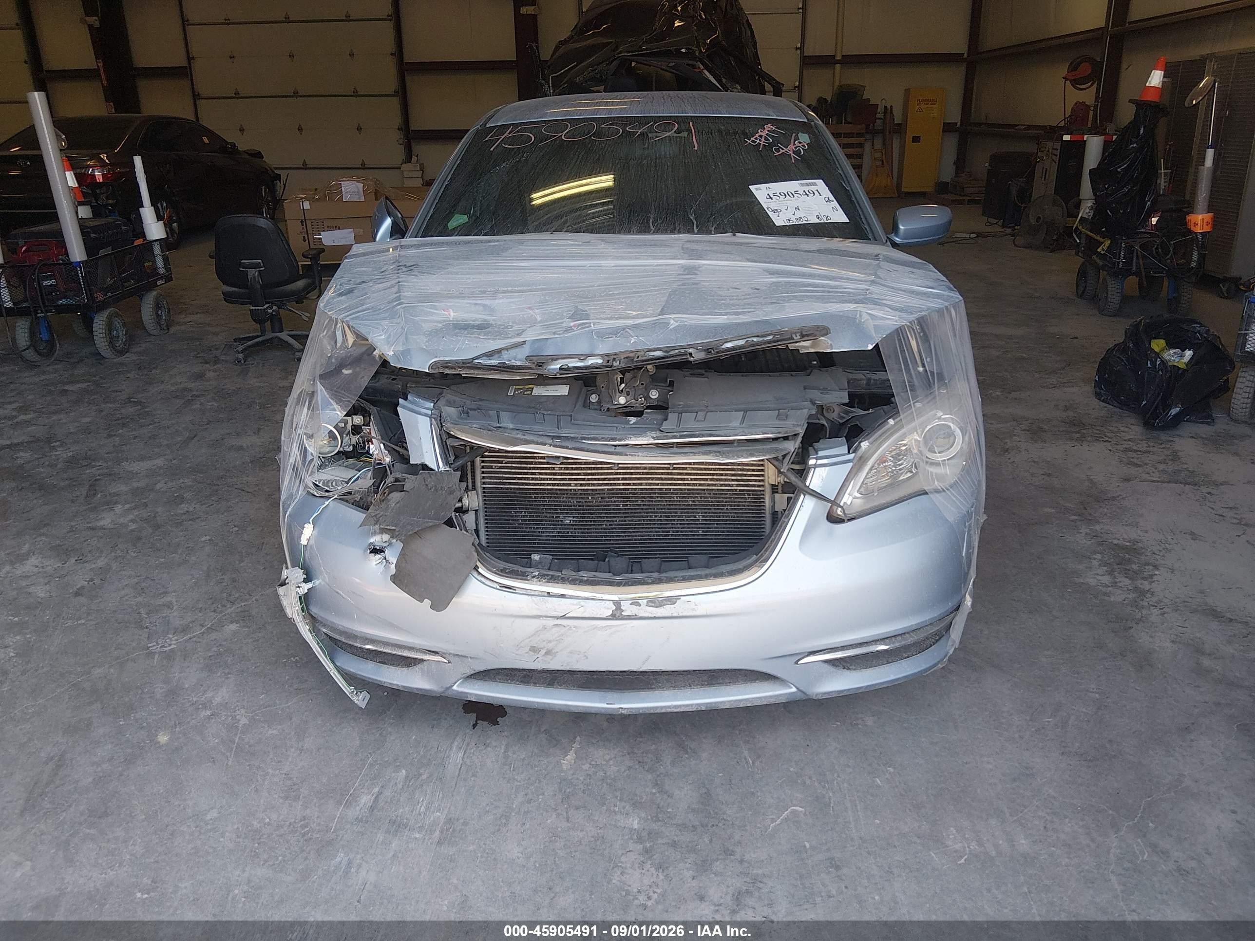2014 Chrysler 200 Lx Light Blue vin: 1C3CCBAB7EN124099