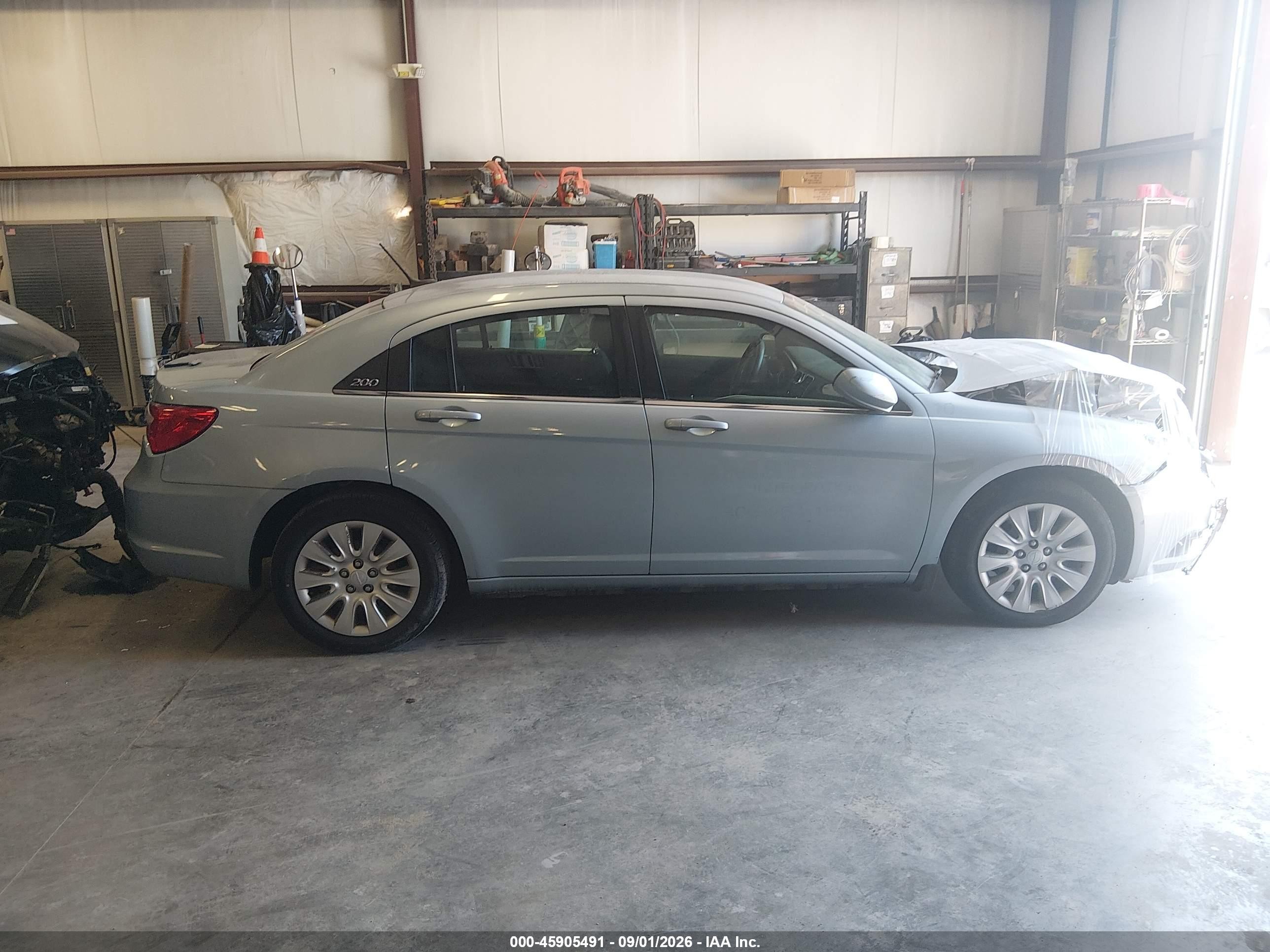 2014 Chrysler 200 Lx Light Blue vin: 1C3CCBAB7EN124099
