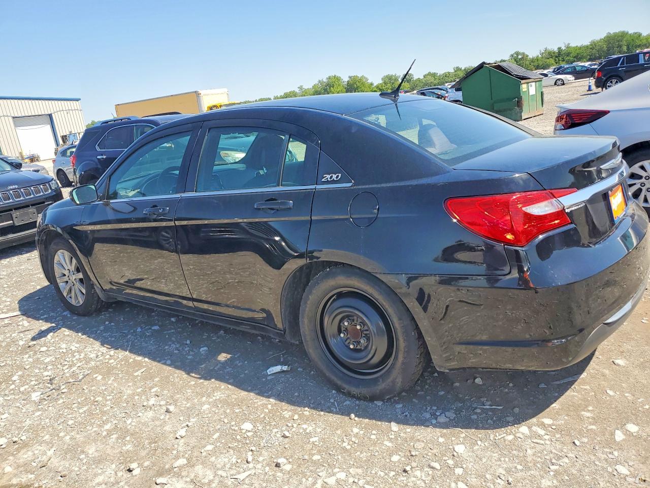 2014 Chrysler 200 Lx Black vin: 1C3CCBAB7EN146488