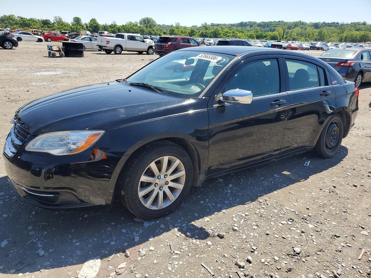 2014 Chrysler 200 Lx Черный vin: 1C3CCBAB7EN146488