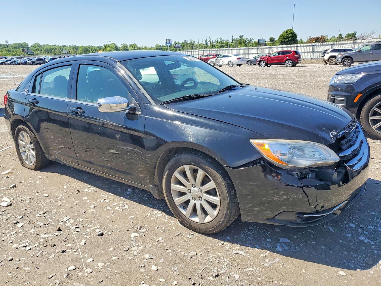 2014 Chrysler 200 Lx Black vin: 1C3CCBAB7EN146488