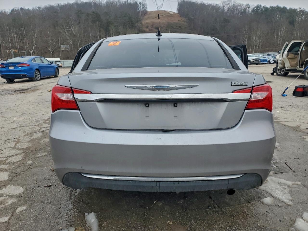 2014 Chrysler 200 Lx Silver vin: 1C3CCBAB7EN212781