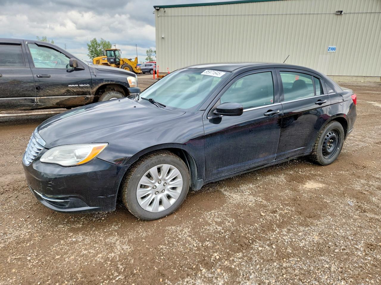 2014 Chrysler 200 Lx Black vin: 1C3CCBAB7EN229726