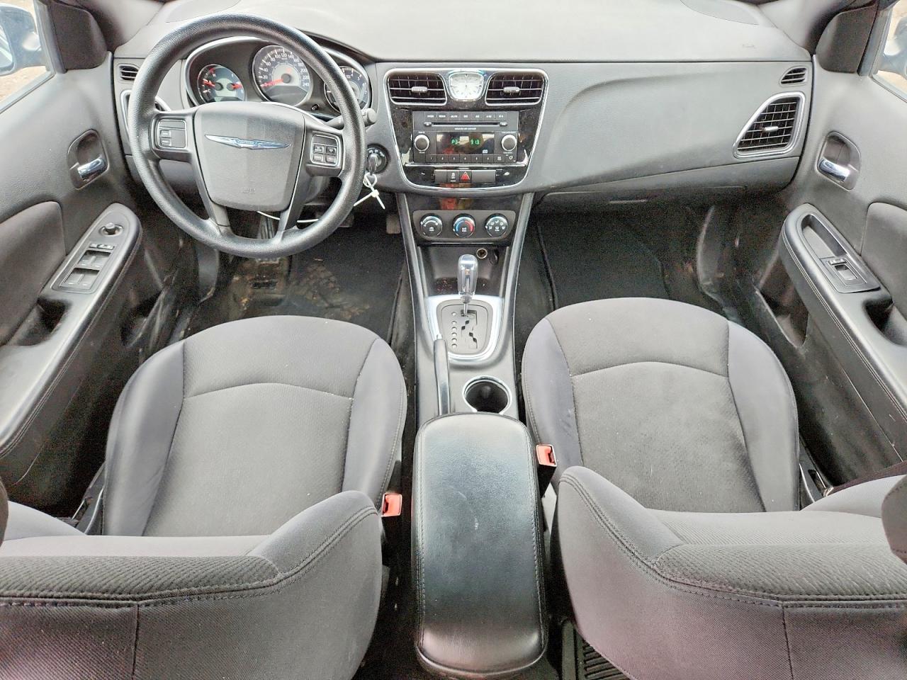 2014 Chrysler 200 Lx Black vin: 1C3CCBAB7EN229726