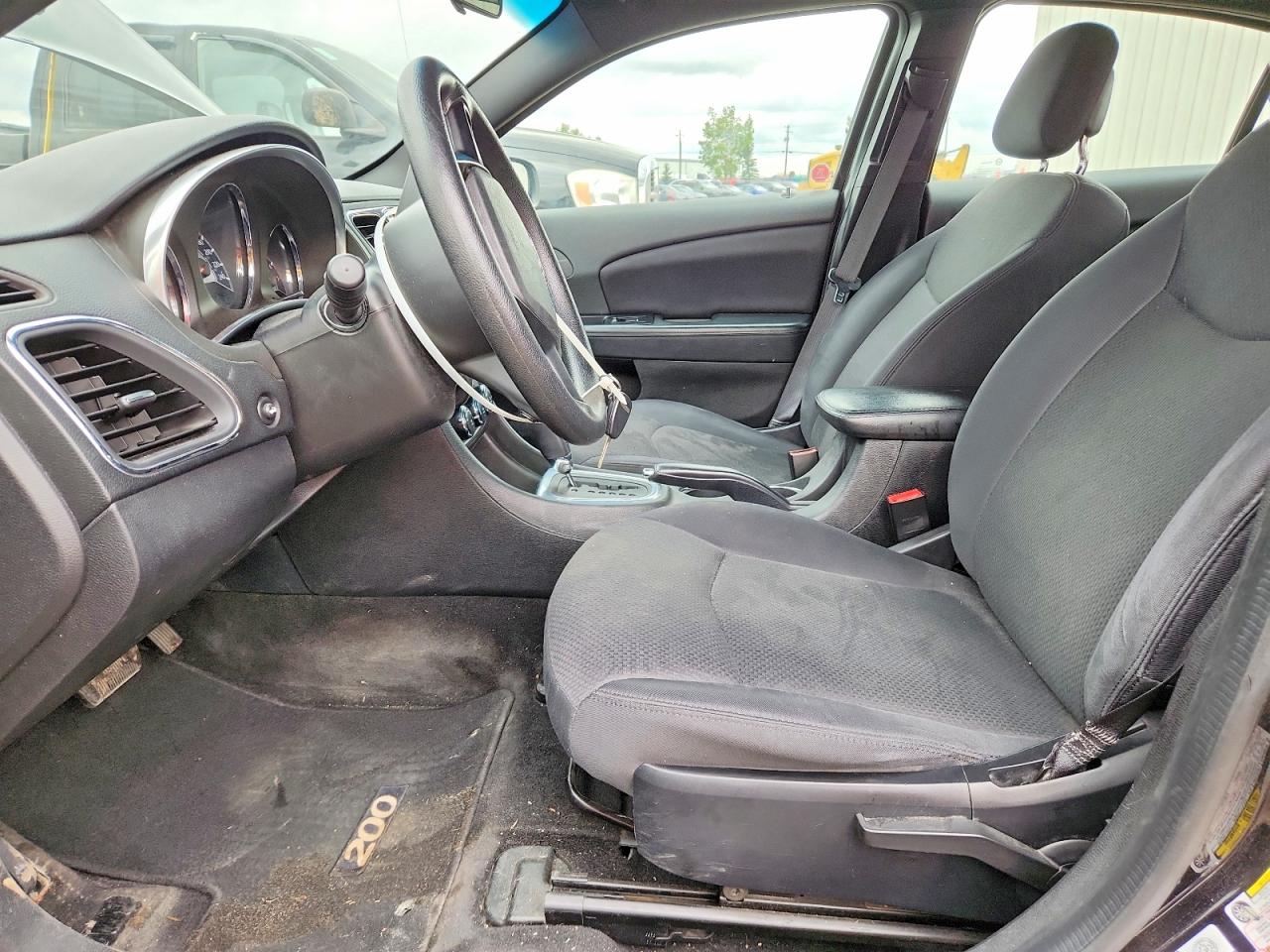 2014 Chrysler 200 Lx Black vin: 1C3CCBAB7EN229726