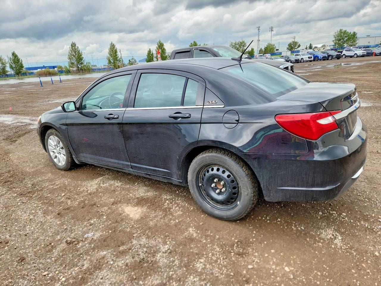 2014 Chrysler 200 Lx Black vin: 1C3CCBAB7EN229726