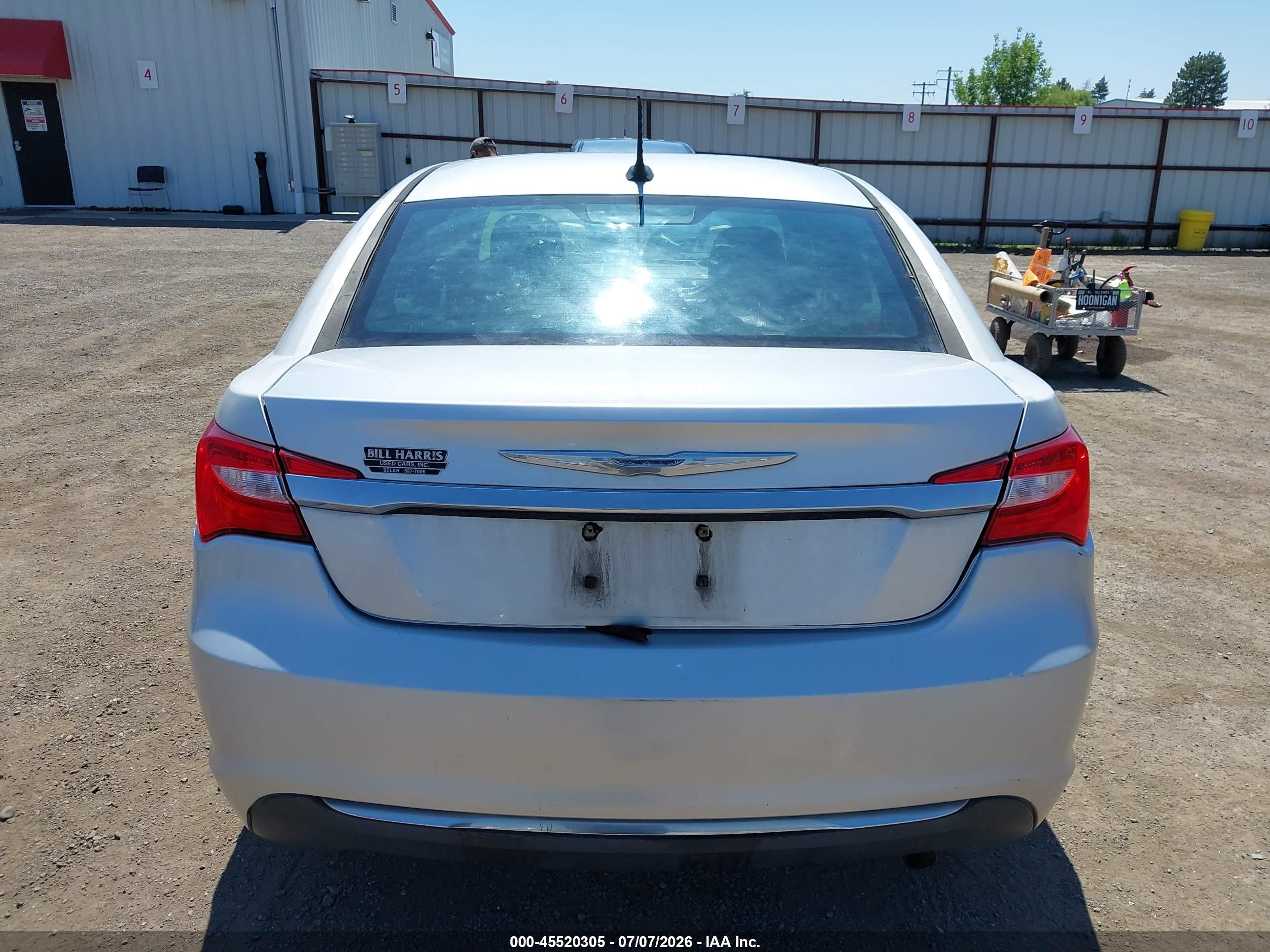 2012 Chrysler 200 Lx Silver vin: 1C3CCBAB8CN101346