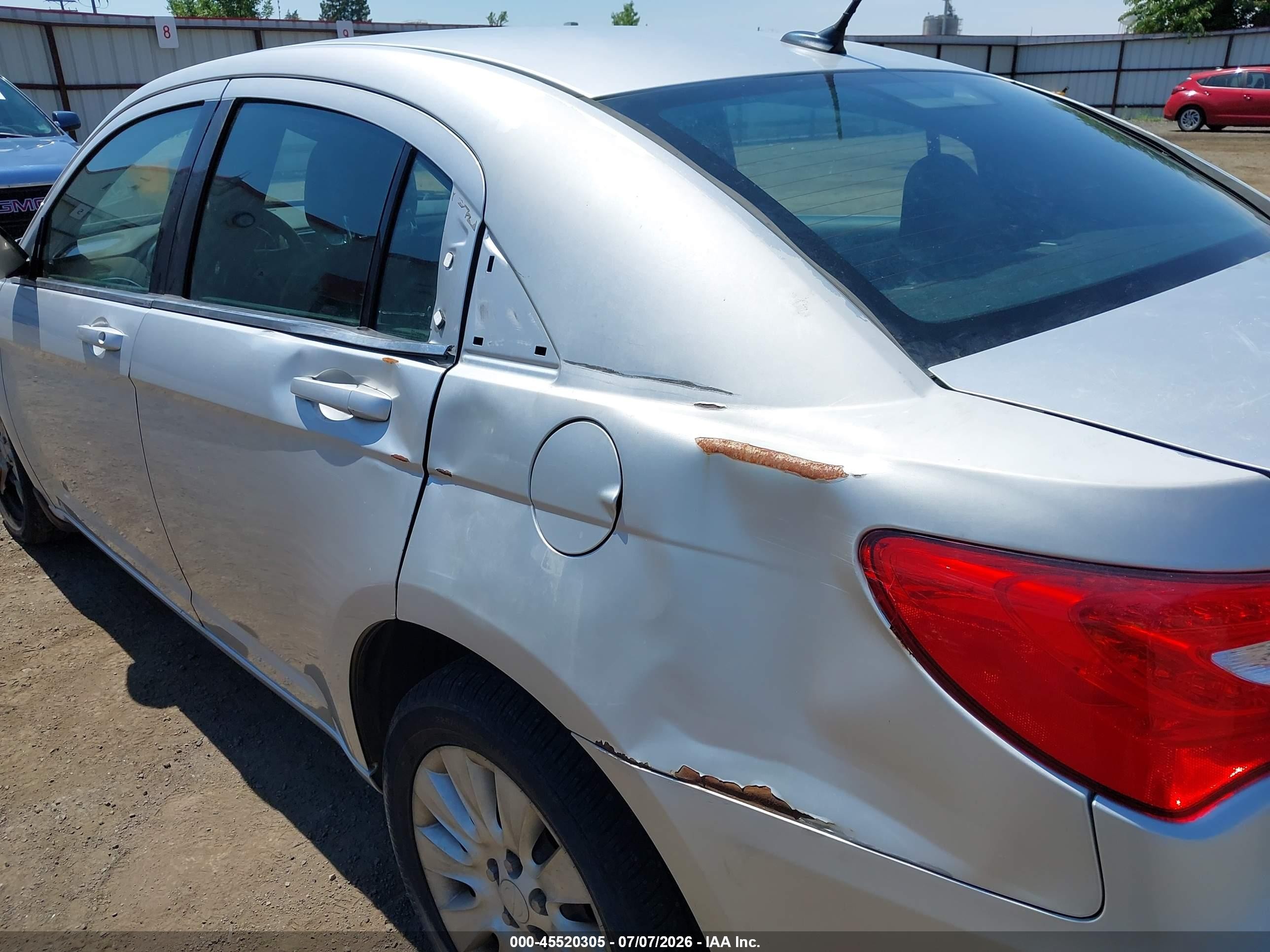 2012 Chrysler 200 Lx Silver vin: 1C3CCBAB8CN101346