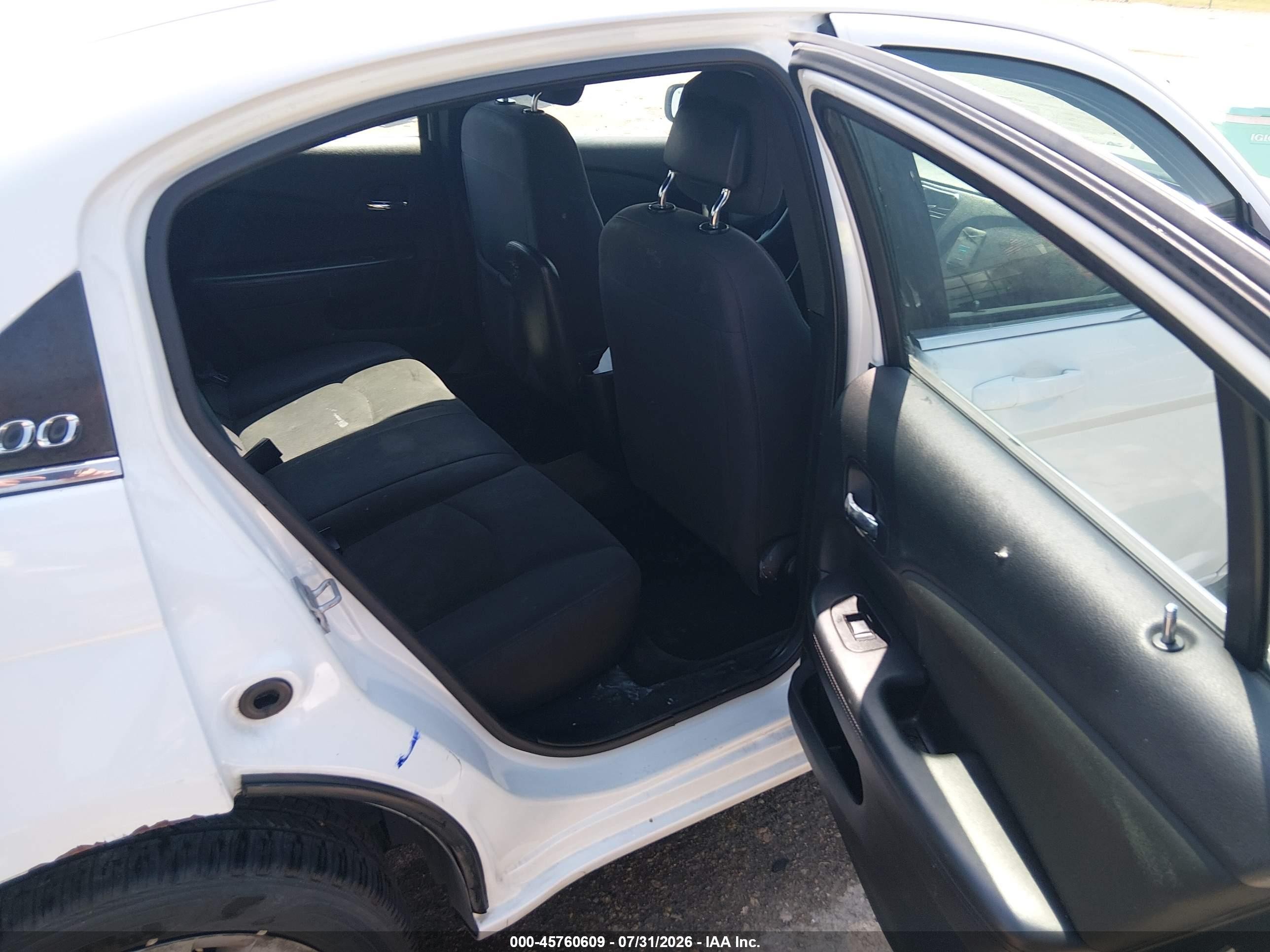 2012 Chrysler 200 Lx White vin: 1C3CCBAB8CN191954