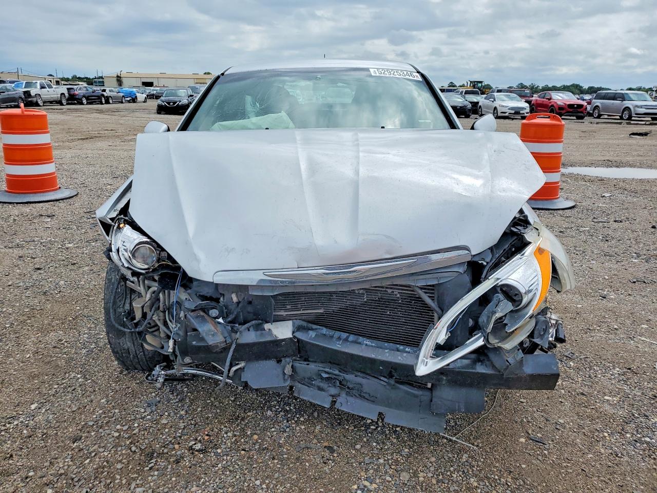 2012 Chrysler 200 Lx Silver vin: 1C3CCBAB9CN101839