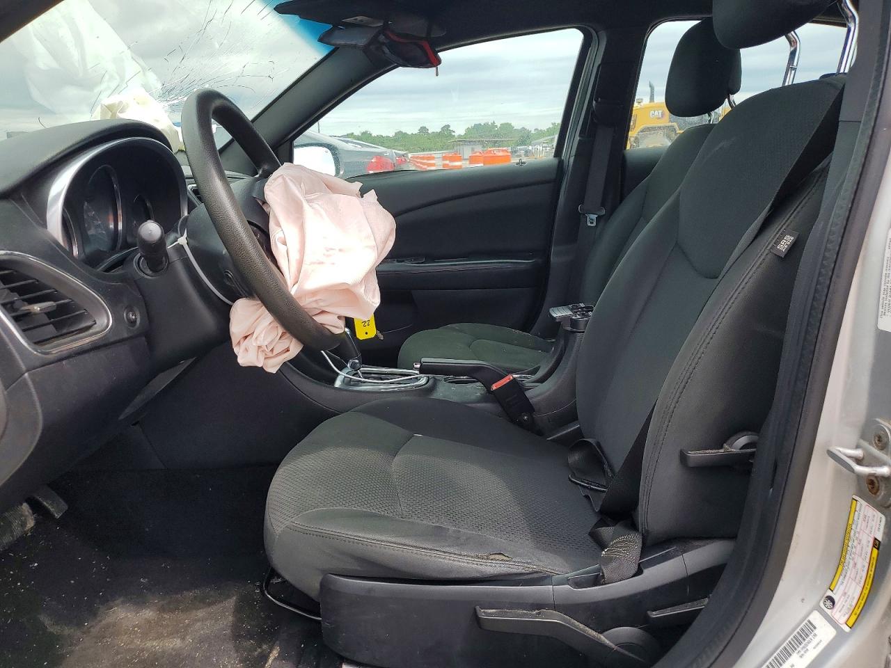 2012 Chrysler 200 Lx Silver vin: 1C3CCBAB9CN101839