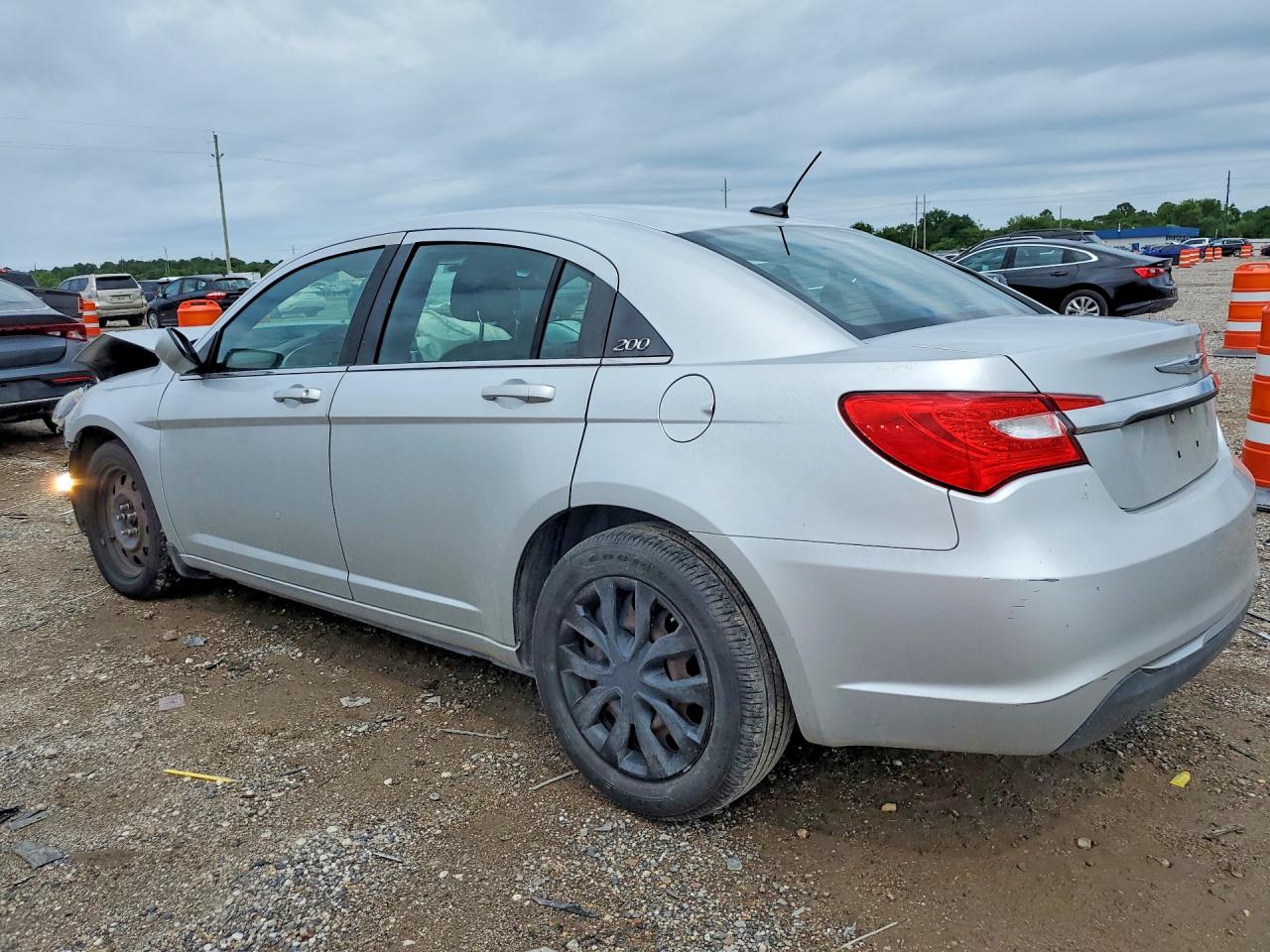 2012 Chrysler 200 Lx Silver vin: 1C3CCBAB9CN101839