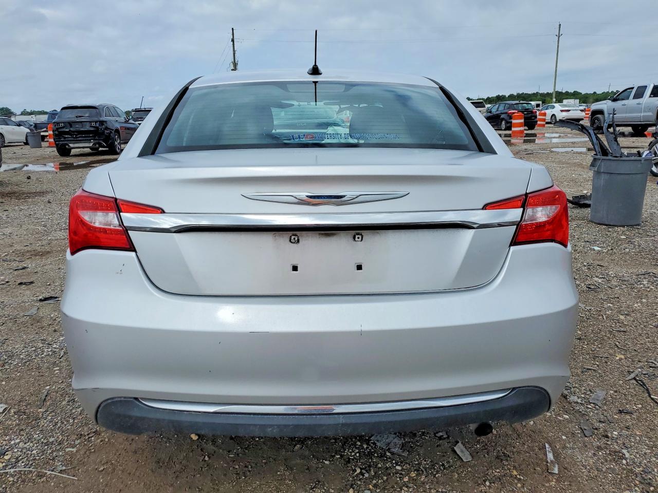 2012 Chrysler 200 Lx Silver vin: 1C3CCBAB9CN101839