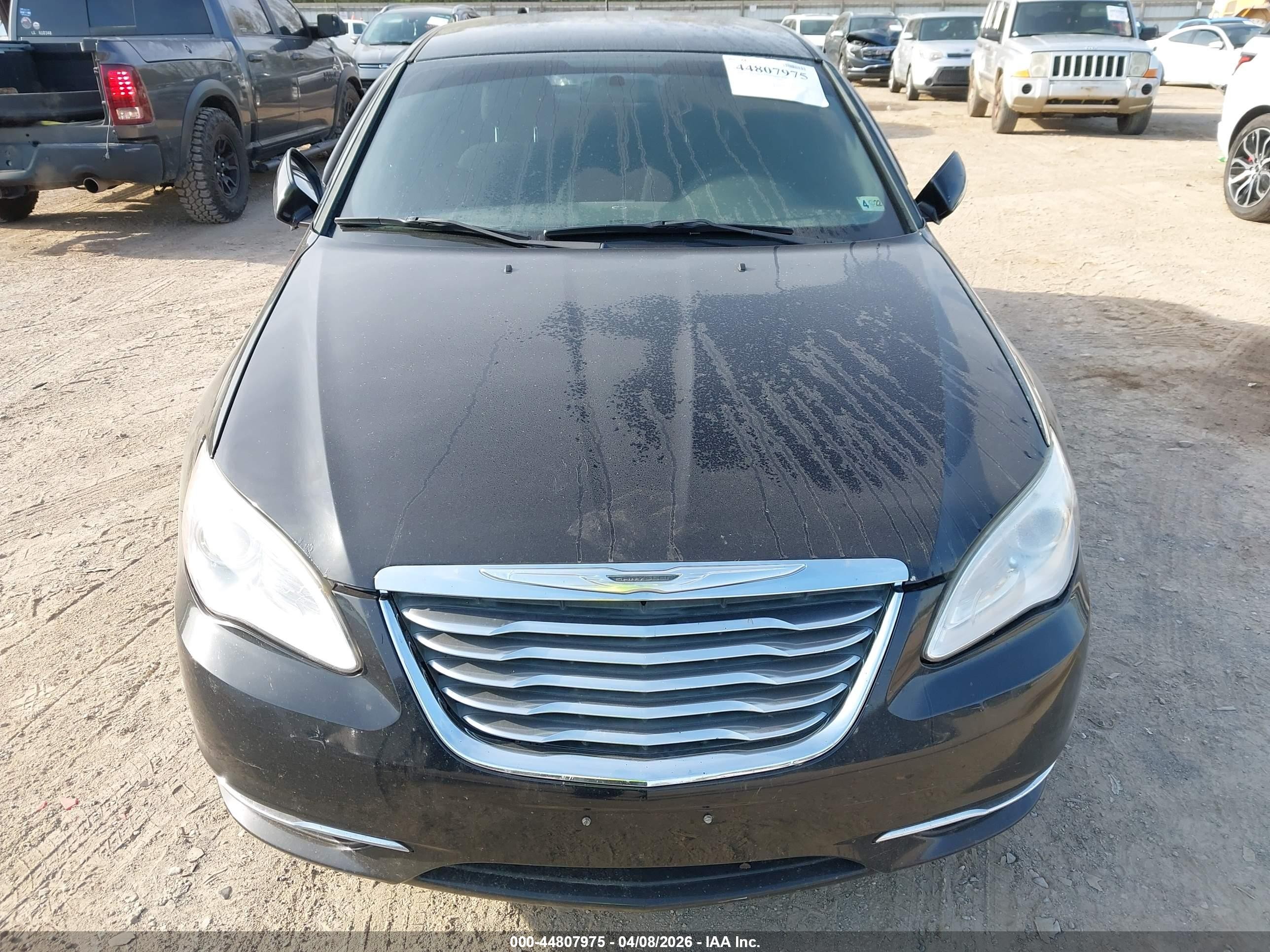 2012 Chrysler 200 Lx Black vin: 1C3CCBAB9CN104045
