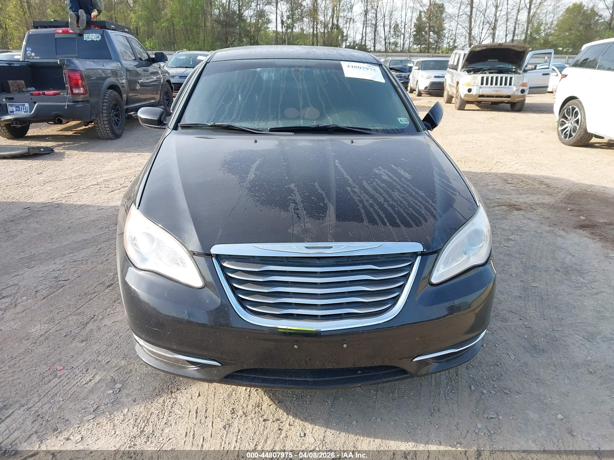 2012 Chrysler 200 Lx Black vin: 1C3CCBAB9CN104045