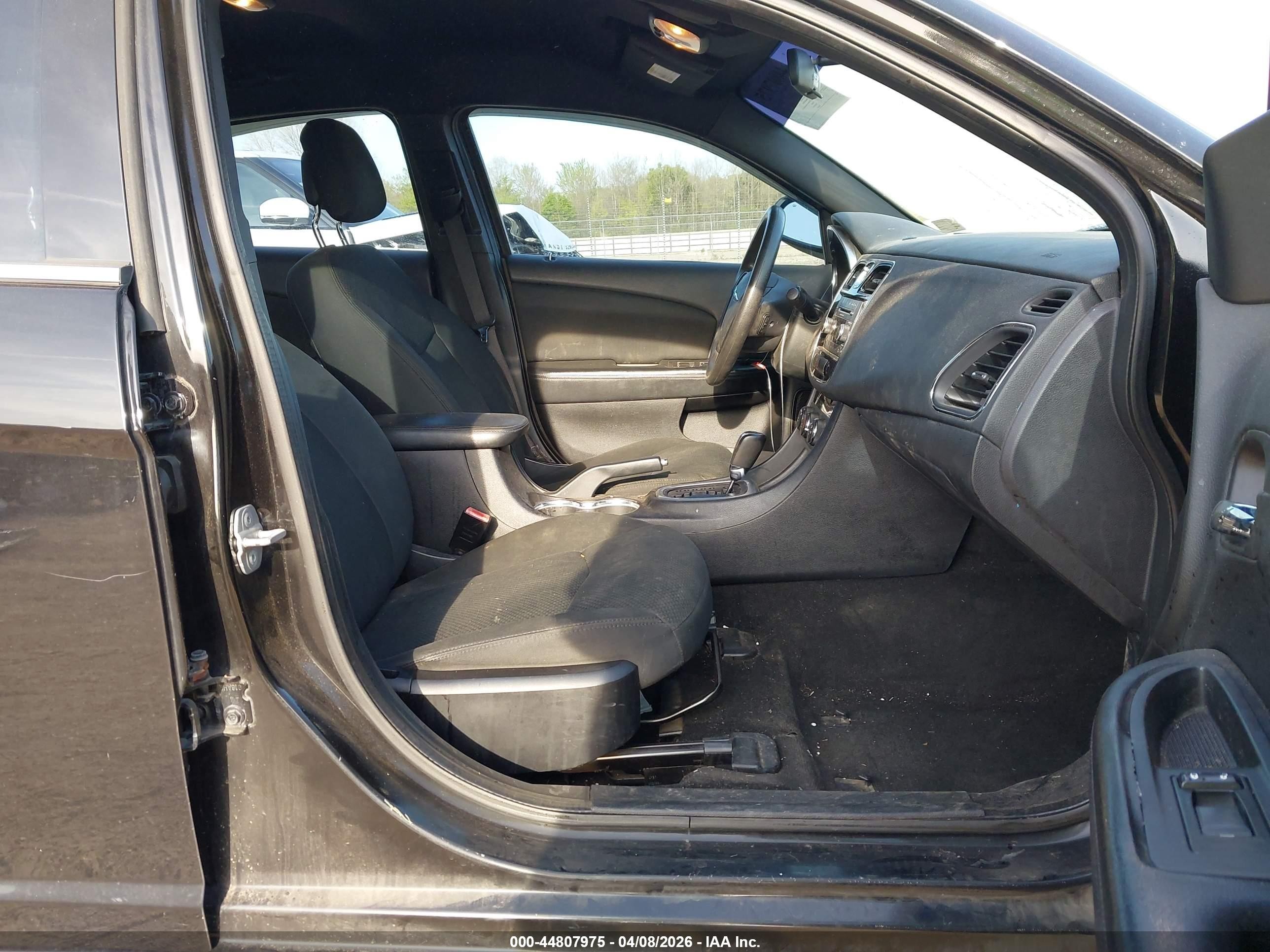 2012 Chrysler 200 Lx Black vin: 1C3CCBAB9CN104045
