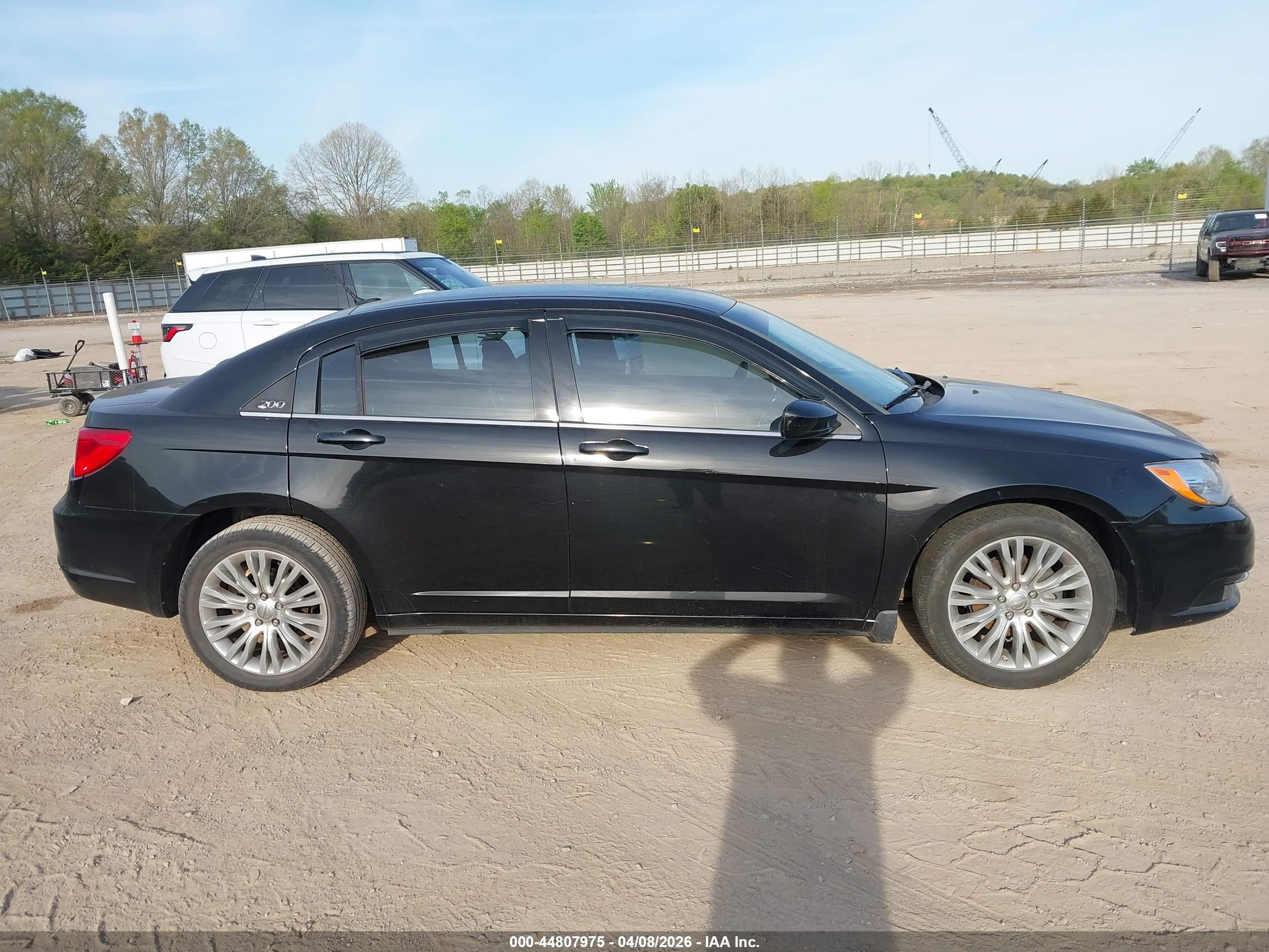 2012 Chrysler 200 Lx Black vin: 1C3CCBAB9CN104045